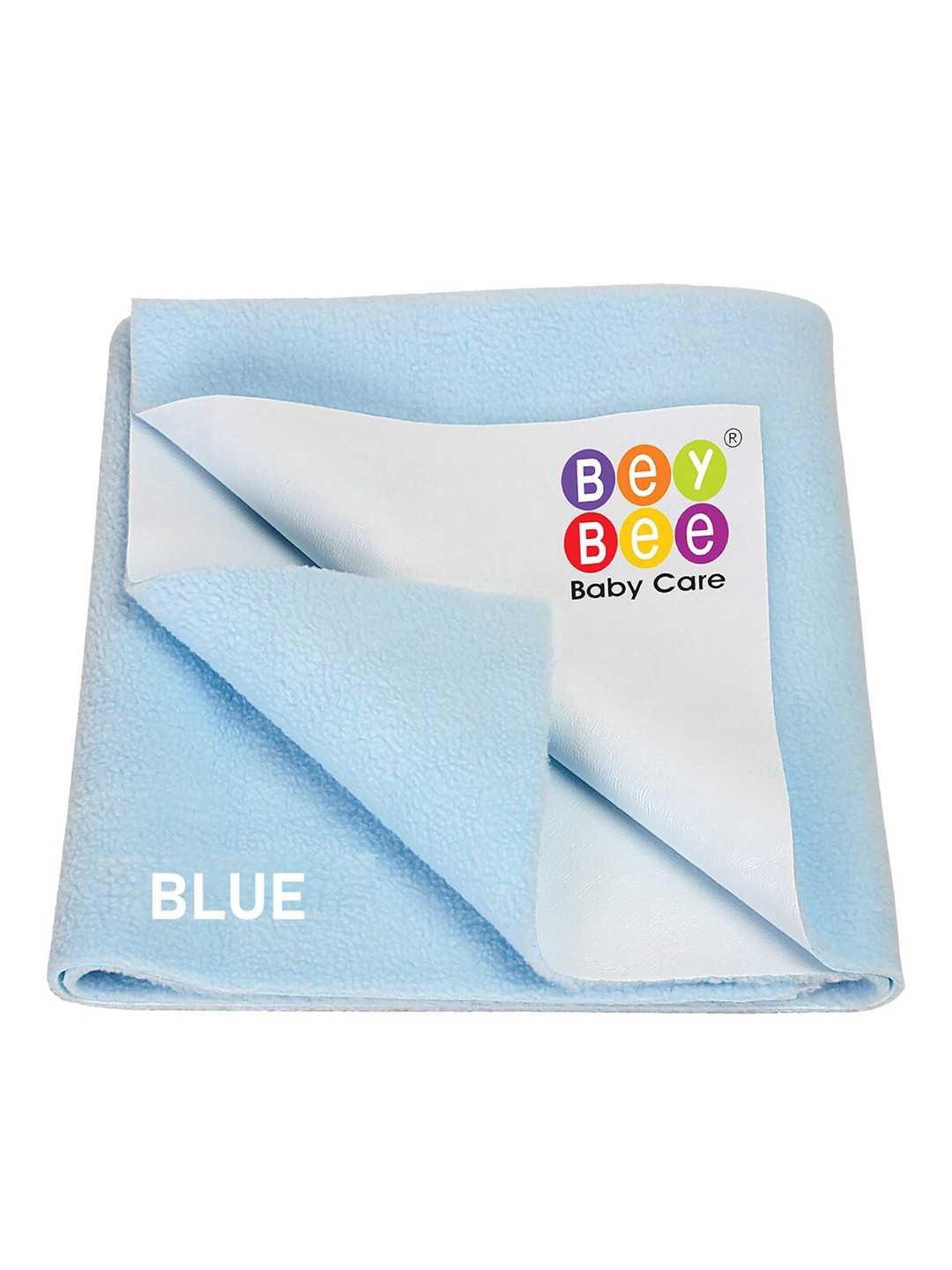 BeyBee Kids Blue Cotton Waterproof Bed Protector Dry Sheet