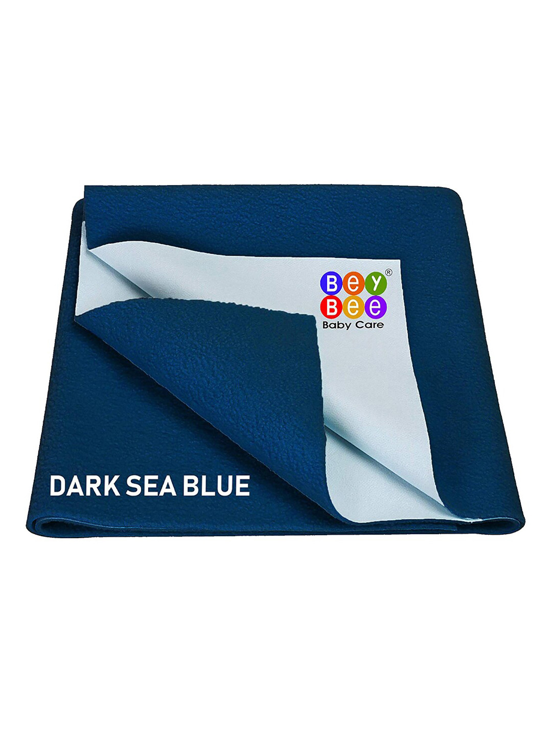 BeyBee Kids Blue Quick Dry Baby Bed Protector