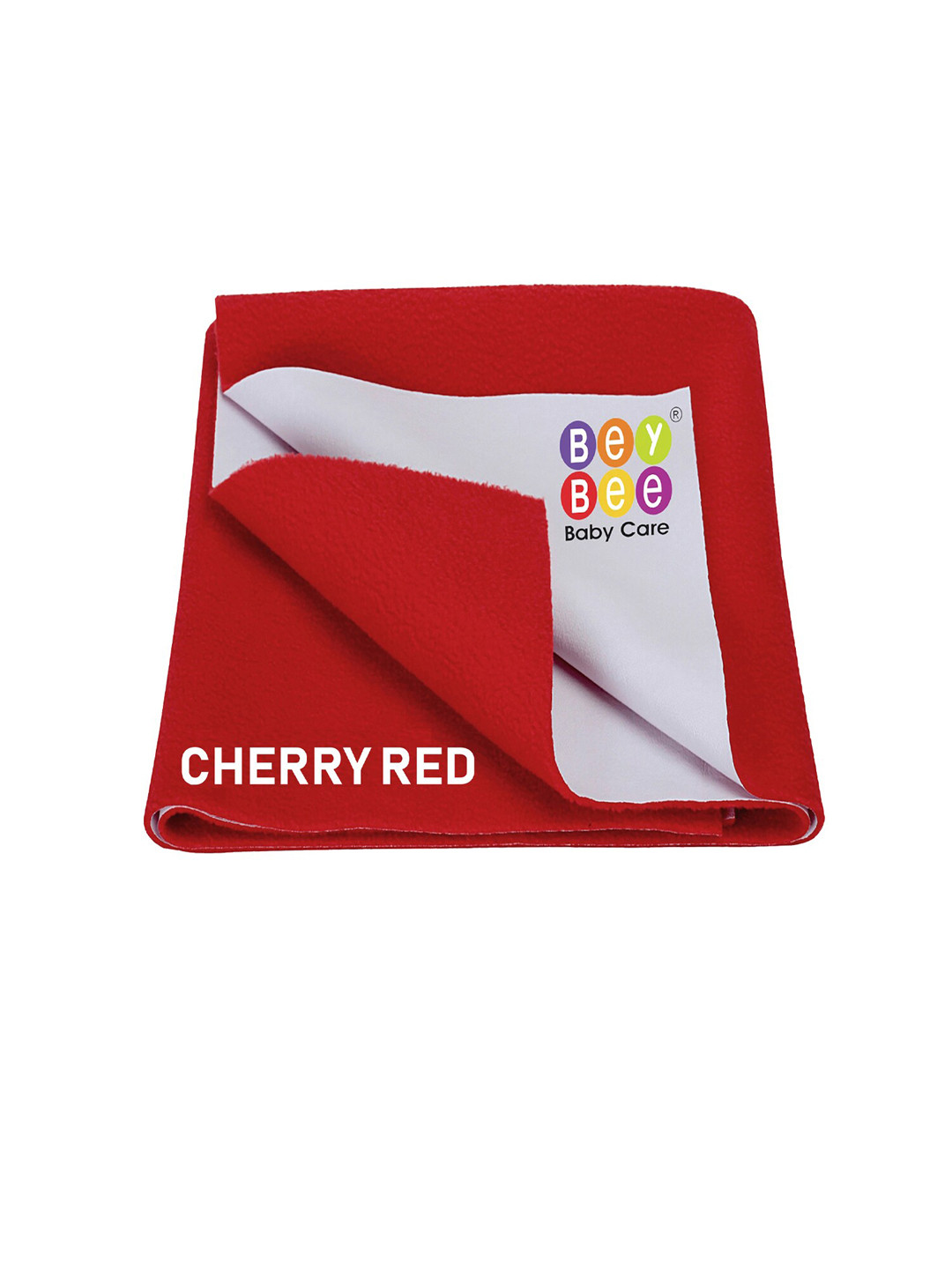 BeyBee Kids Red & Grey Quick Dry Baby Bed Protector