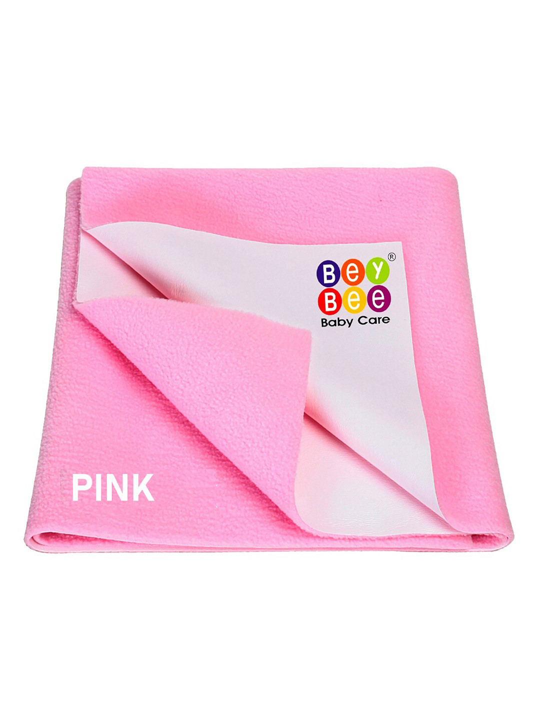 BeyBee Pink Quick Dry Baby Bed Protector Waterproof Mattress