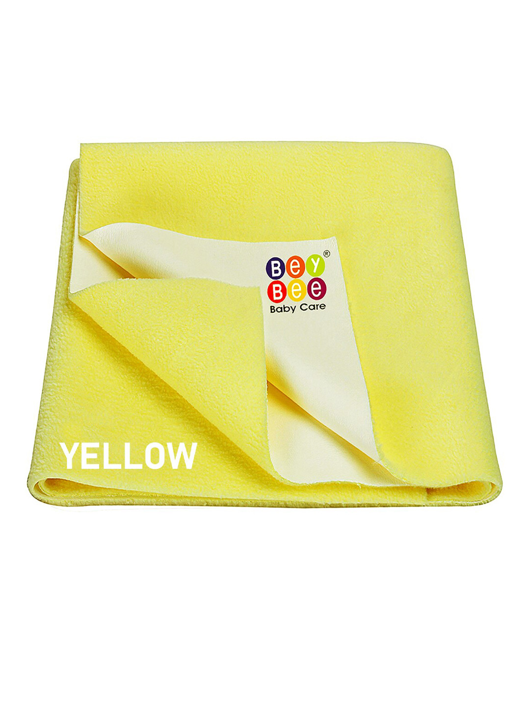 BeyBee Yellow Quick Dry Baby Bed Protector Waterproof Mattress
