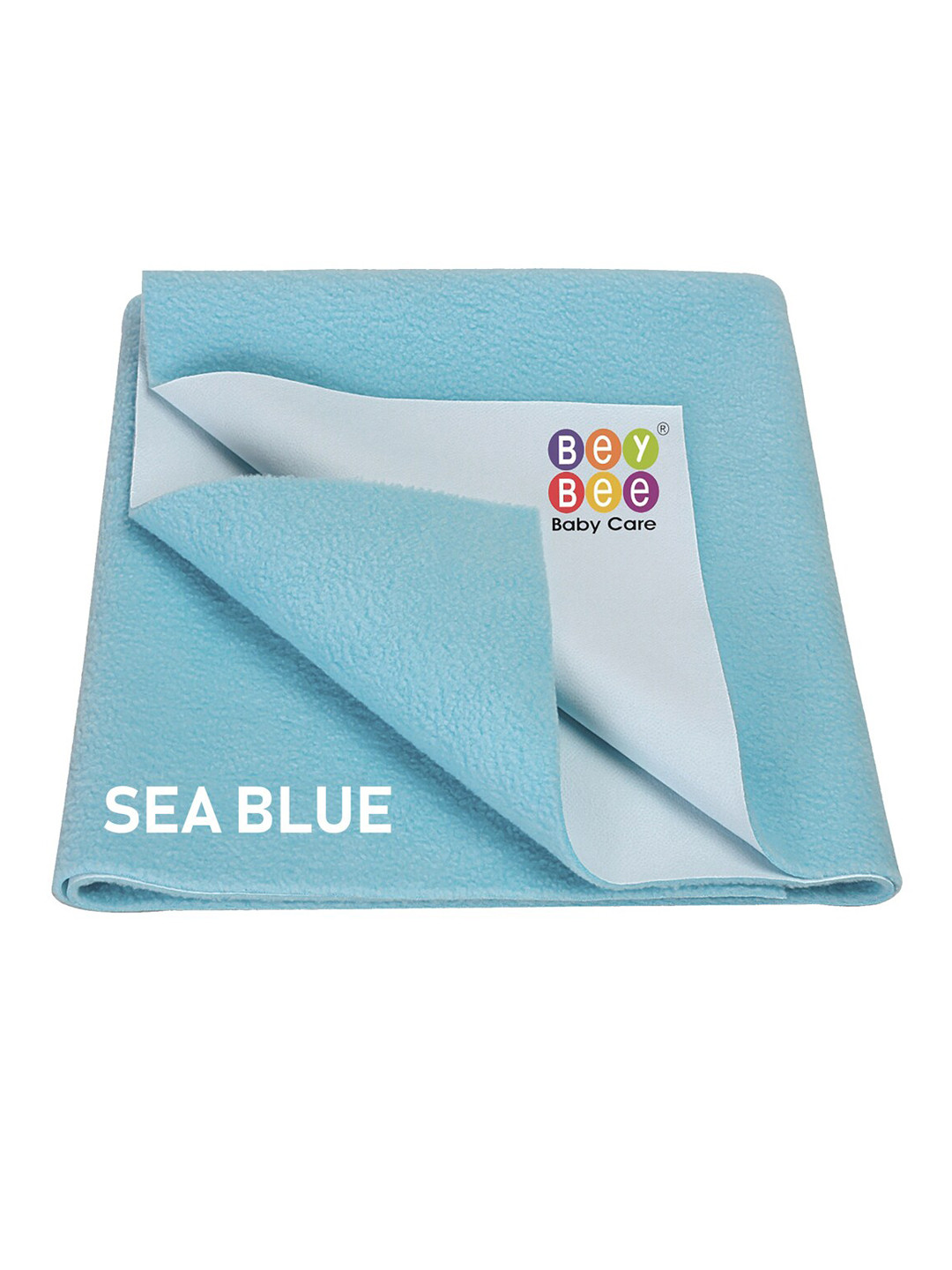 BeyBee Blue Quick Dry Baby Bed Protector Waterproof Mattress