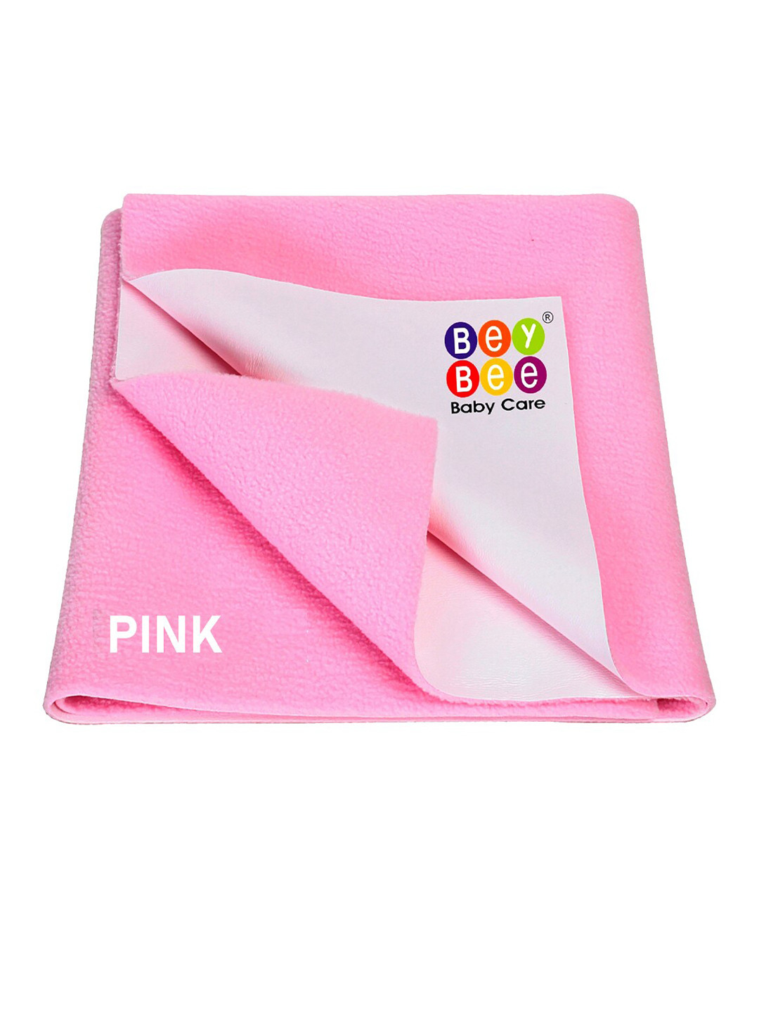 BeyBee Pink Quick Dry Baby Bed Protector Waterproof Mattress