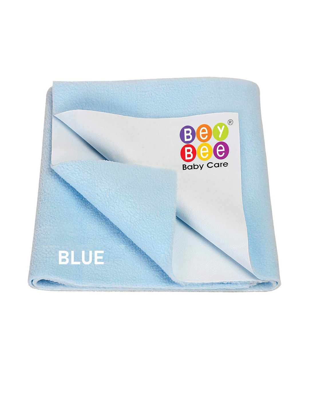 BeyBee Blue Quick Dry Baby Bed Protector Waterproof Mattress