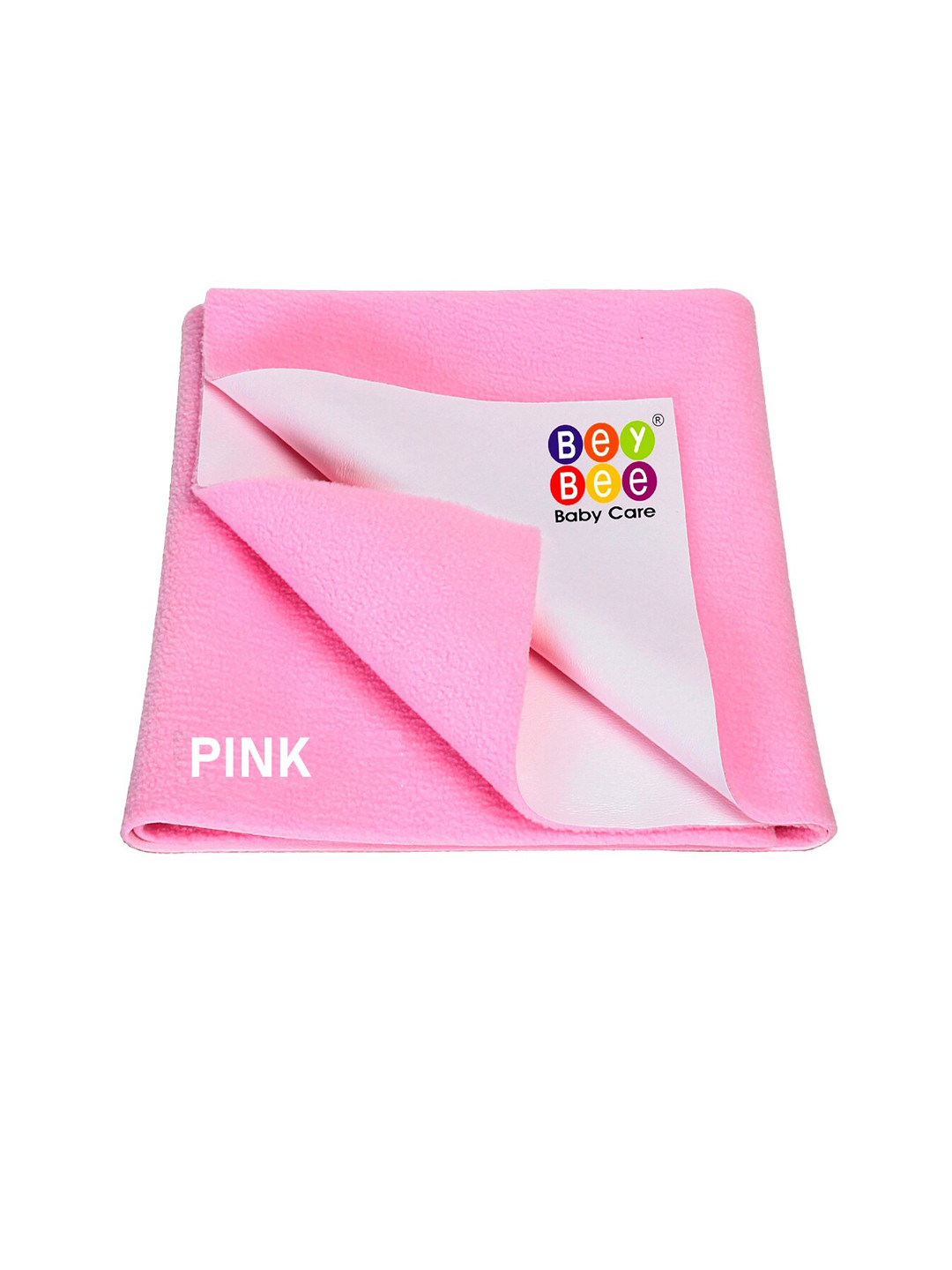 BeyBee Pink Quick Dry Baby Bed Protector Waterproof Mattress