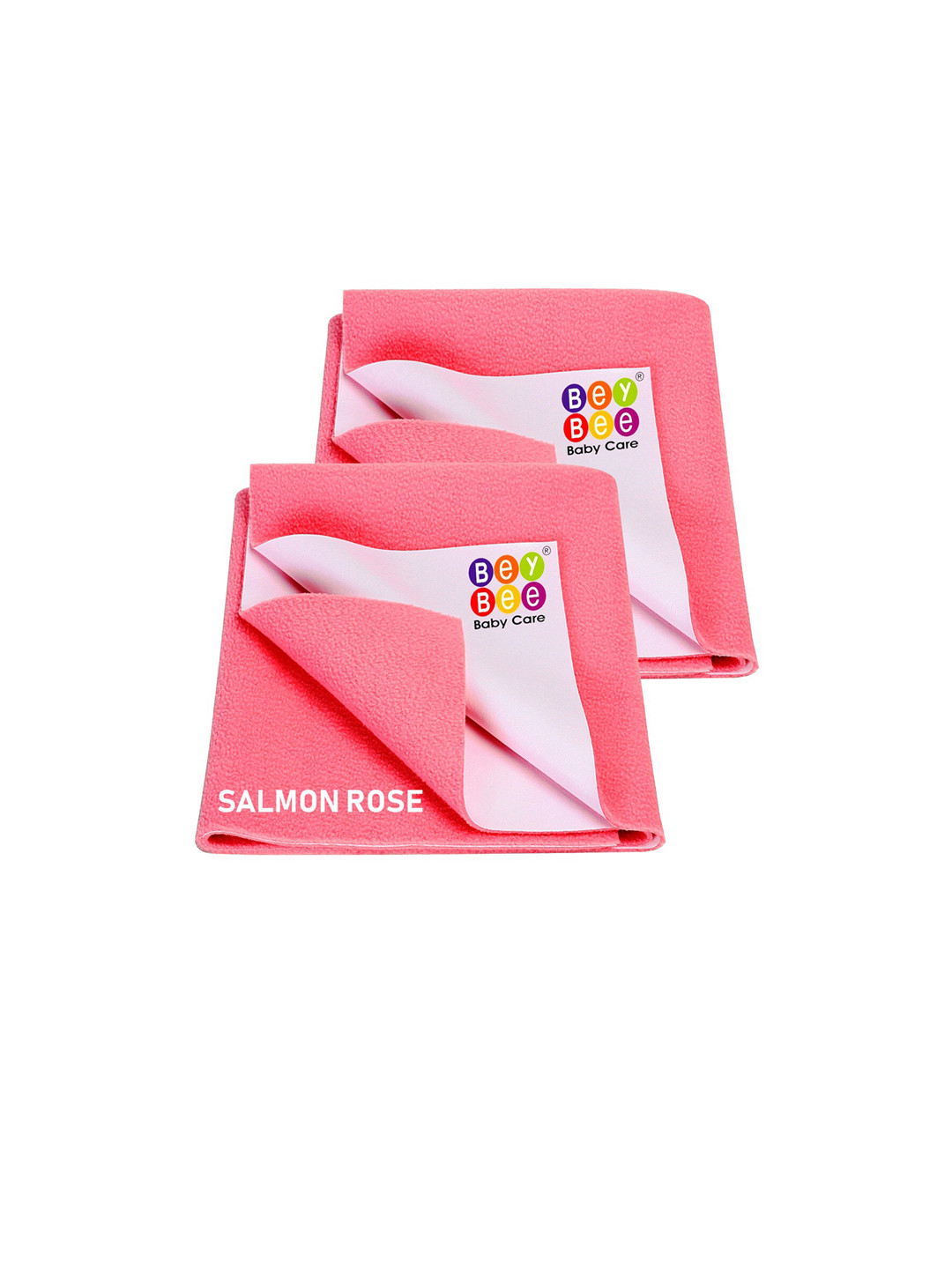 BeyBee Set of 2 Rose Quick Dry Baby Bed Protector Waterproof Mattress