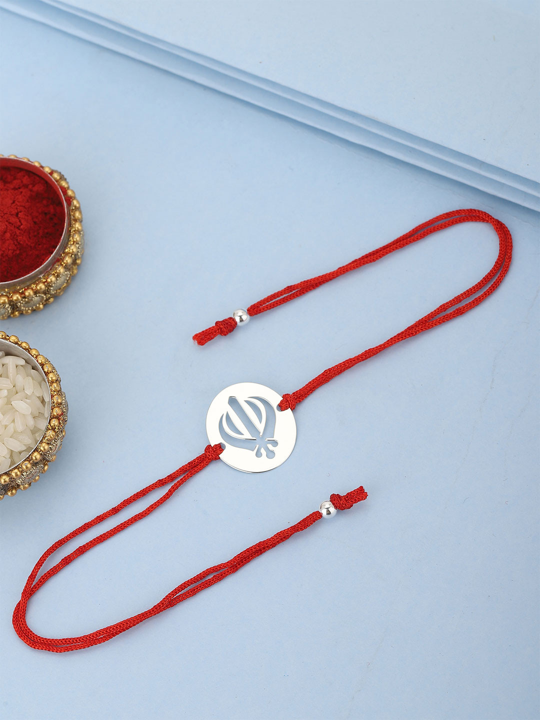 Carlton London 925 Sterling Silver Rakhi