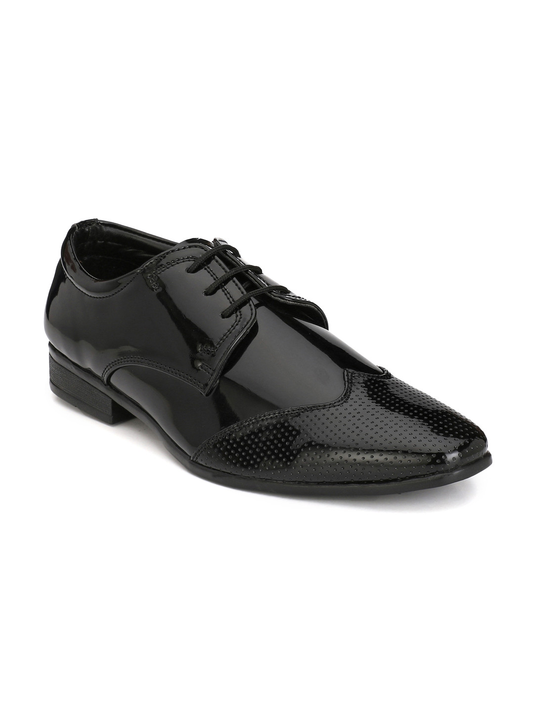 Hirels Men Black Semiformal Shoes