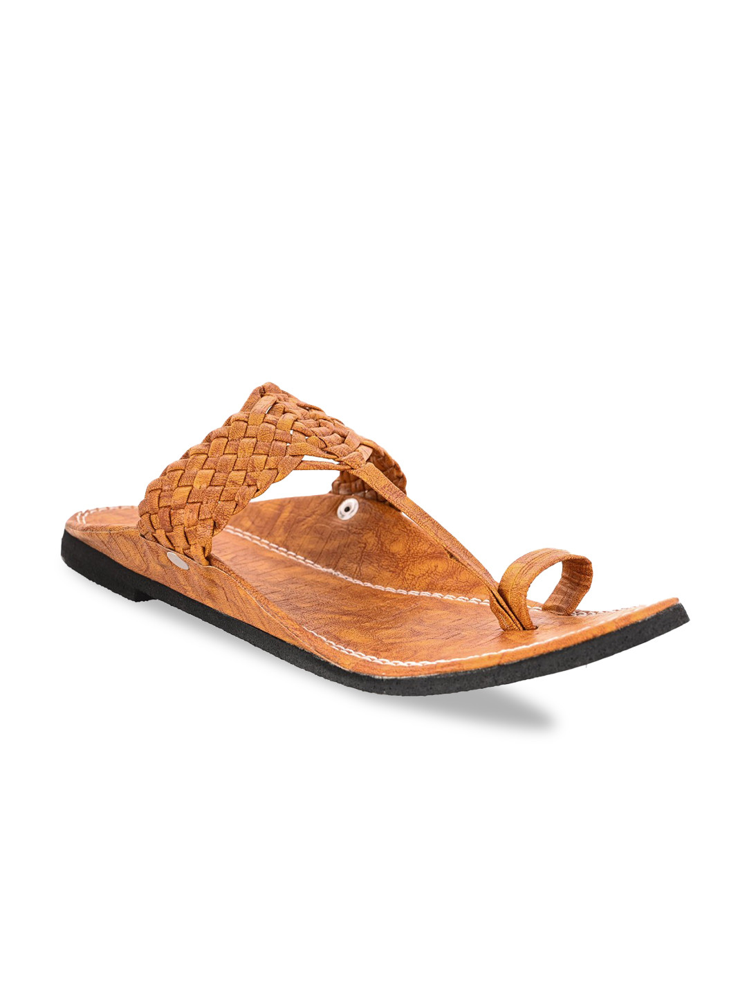 Aristitch Men Brown Comfort Flat Sandals