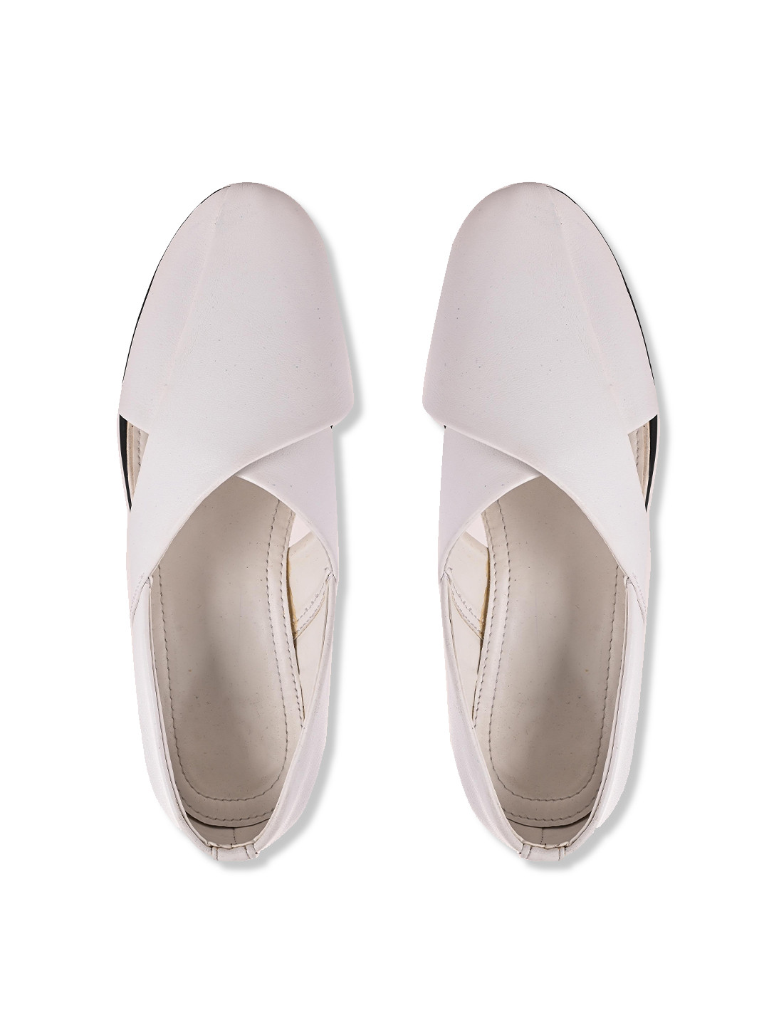 Aristitch Men White Slipon Loafers