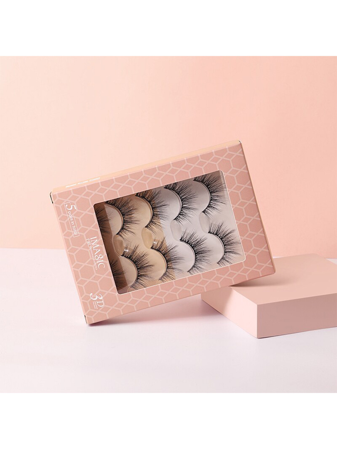 IMAGIC Women Handmade 3D False Eyelash Kit - F05 5 Pairs