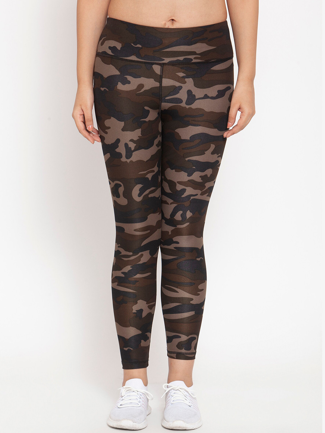 Boston Club Women Brown Printed Tights