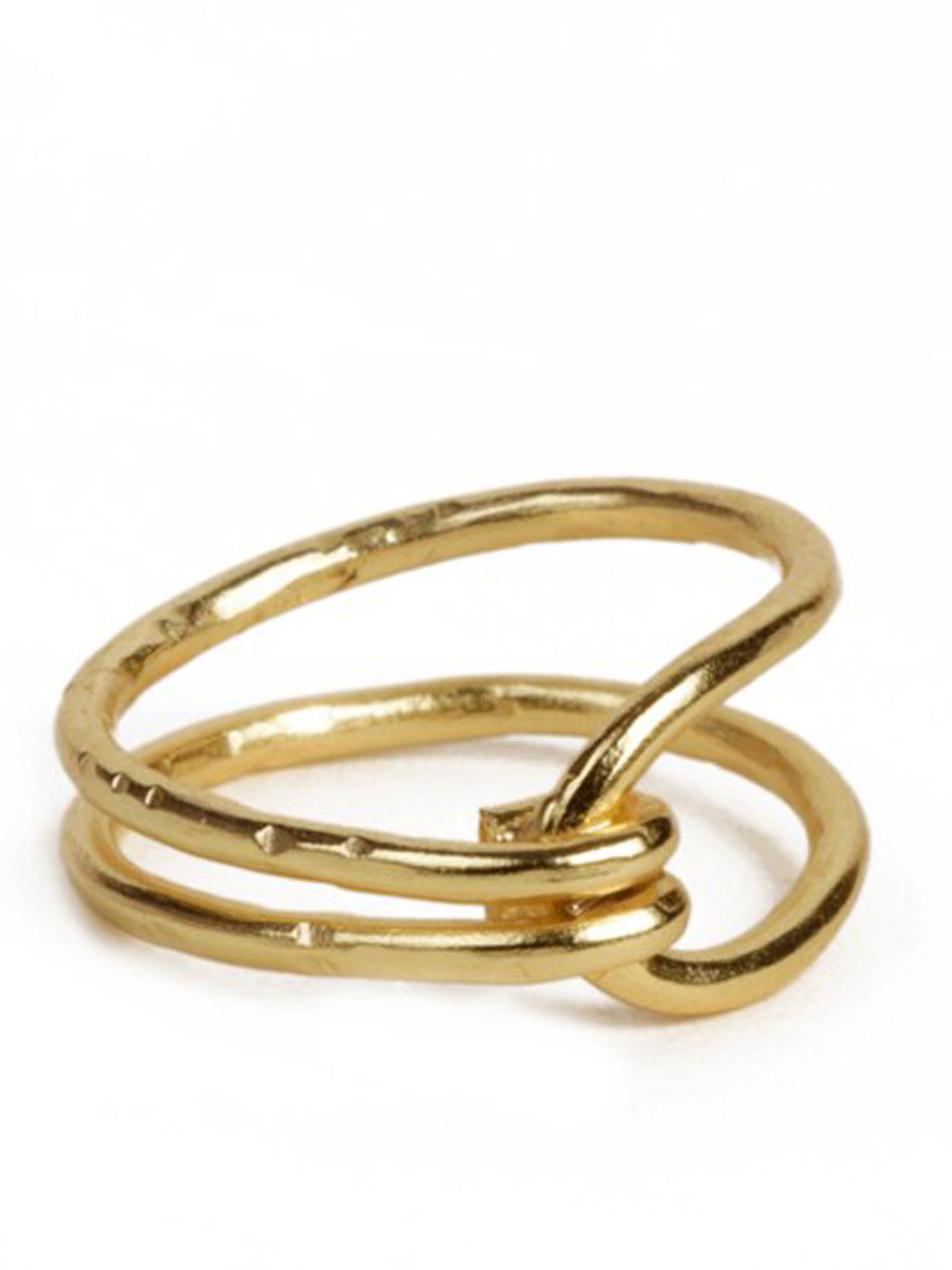 STILSKII Gold-Plated Statement Ring