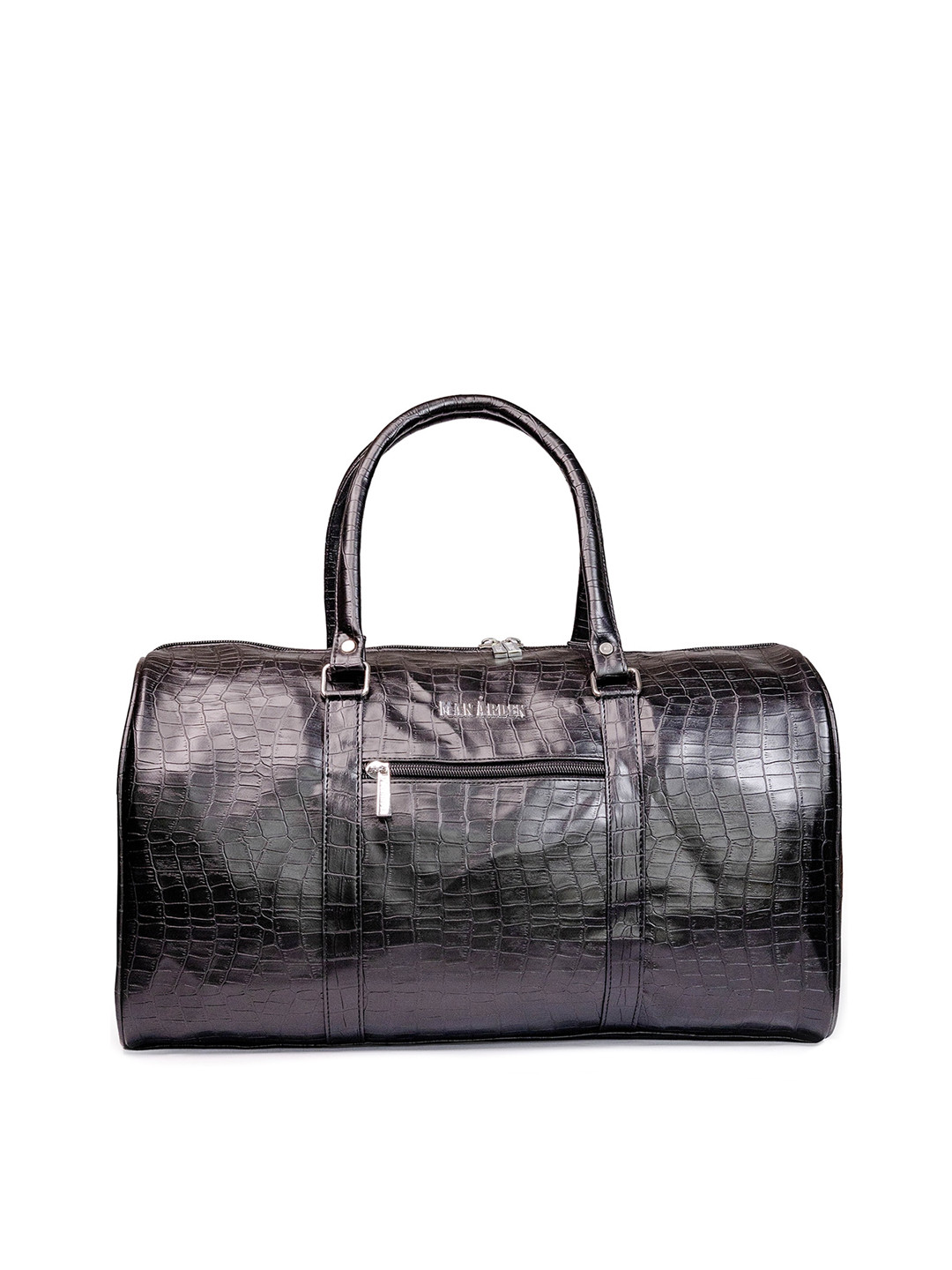 Man Arden Men Black Solid Duffel Bag