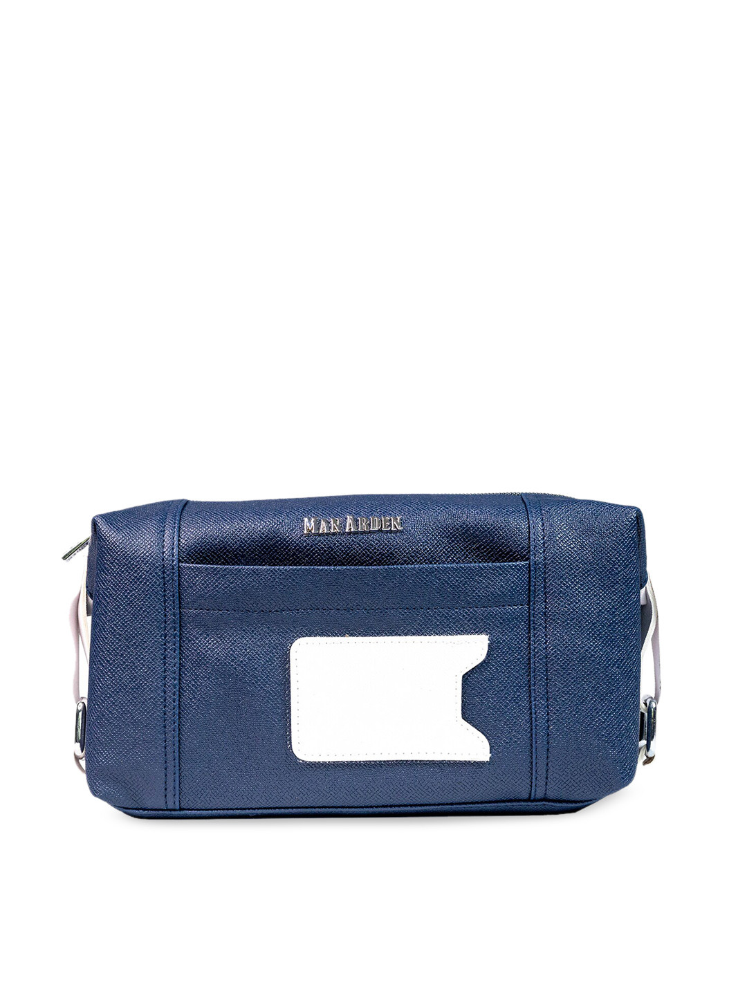 Man Arden Women Blue Textured Leather Bag