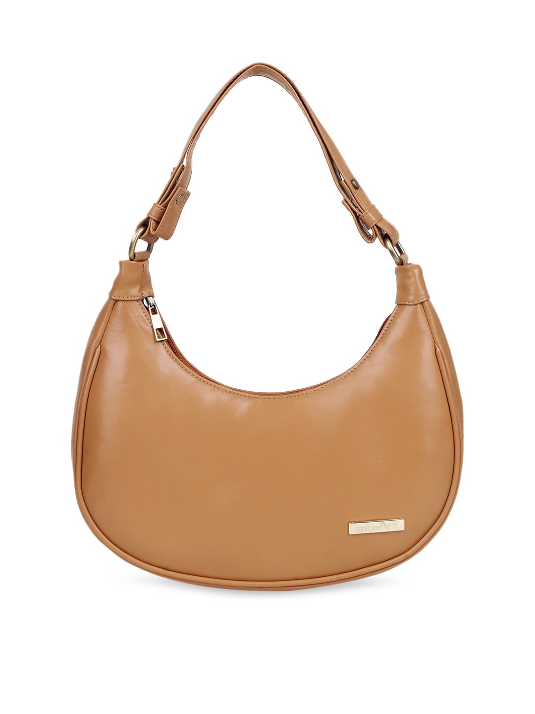 ★MIM the wardrobe★ Manto Crack Leather Hobo Bag Brown SF07 Vegan Leather Hobo Bag, Leather Shoulder Bag, Chocolate