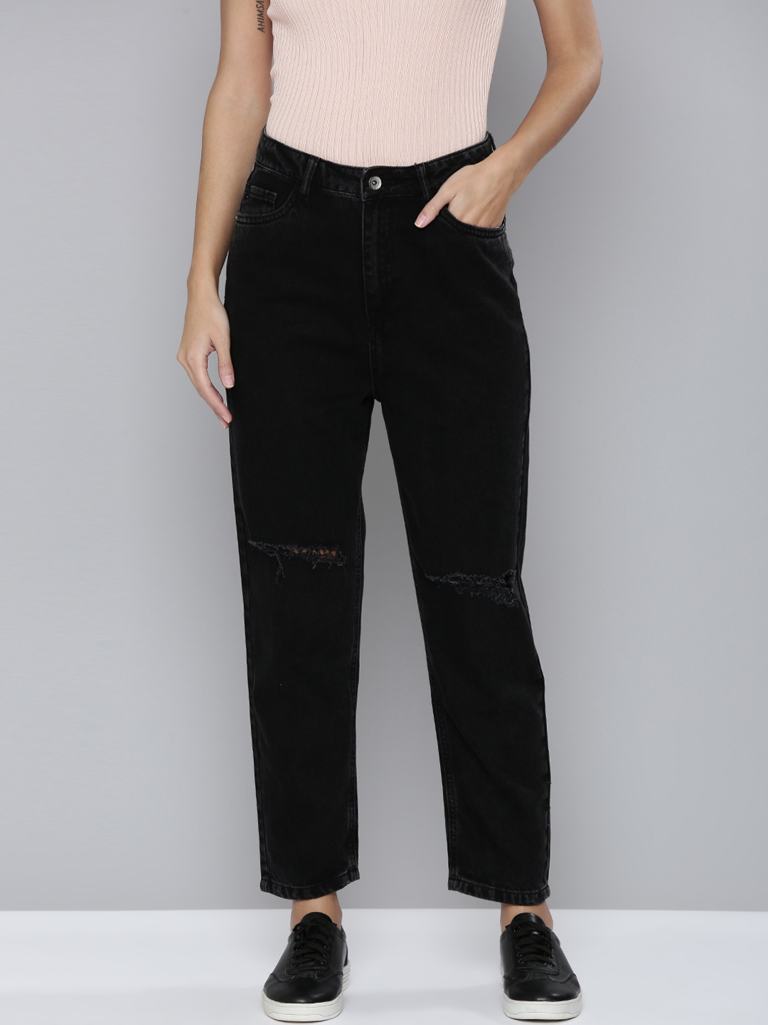 Buy High-Rise Slim Mom Fit Jeans Online at Best Prices in India - JioMart.-calidas.vn