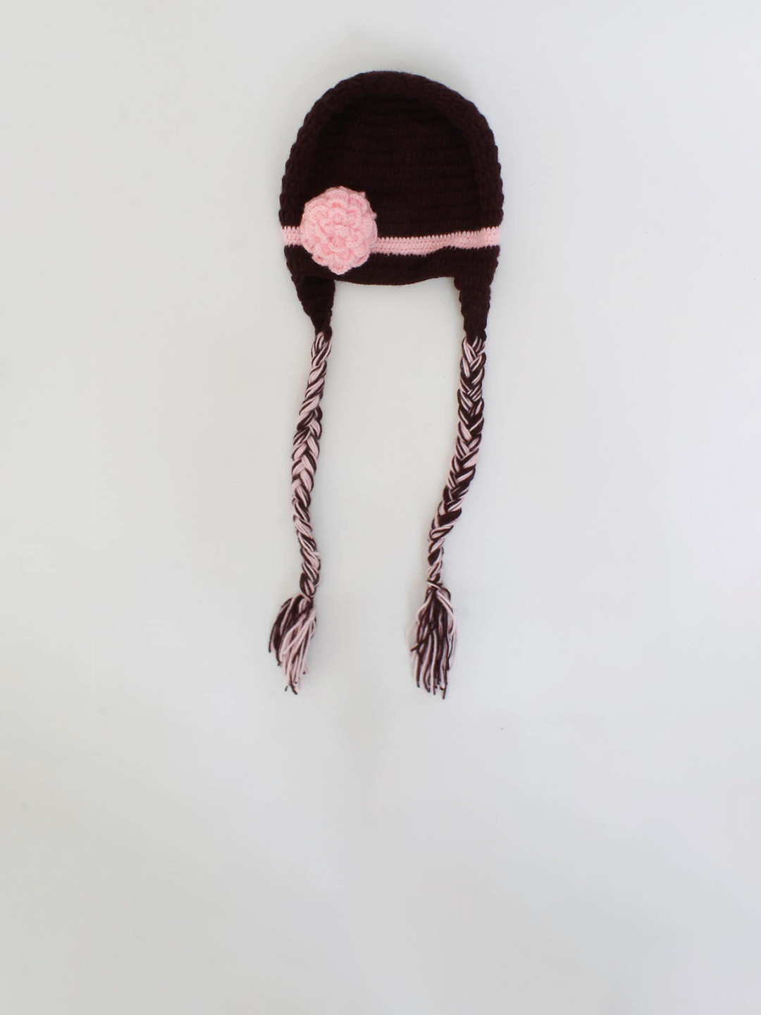 Woonie Unisex Kids Brown Caps