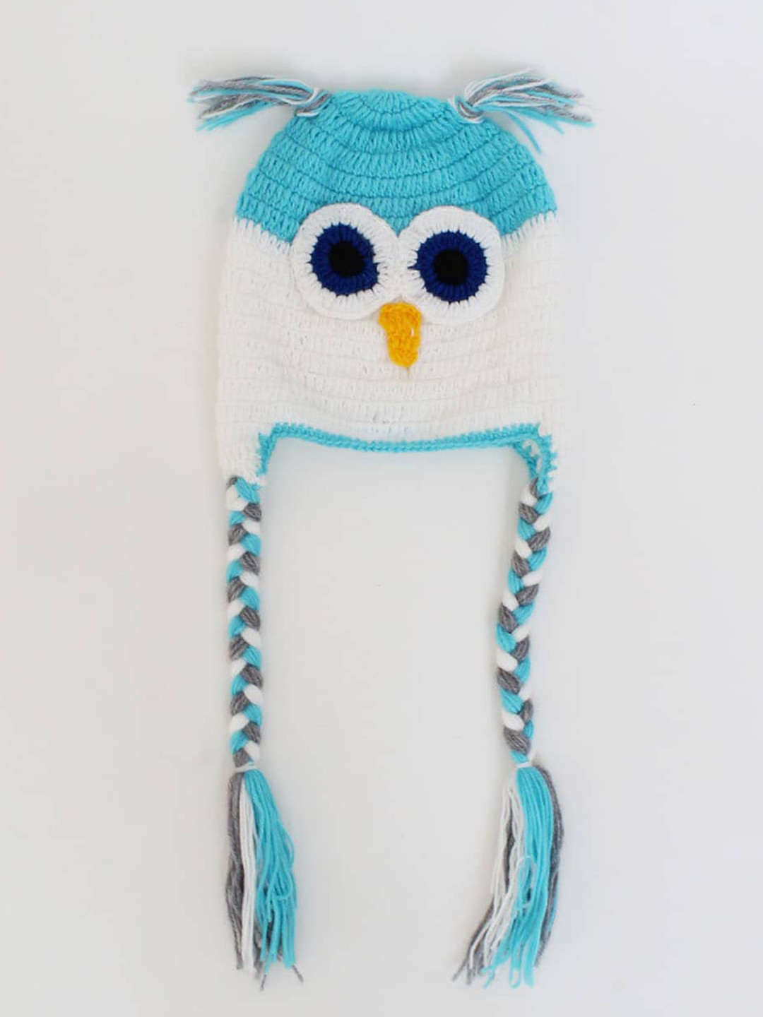 Woonie Unisex Kids Blue Caps