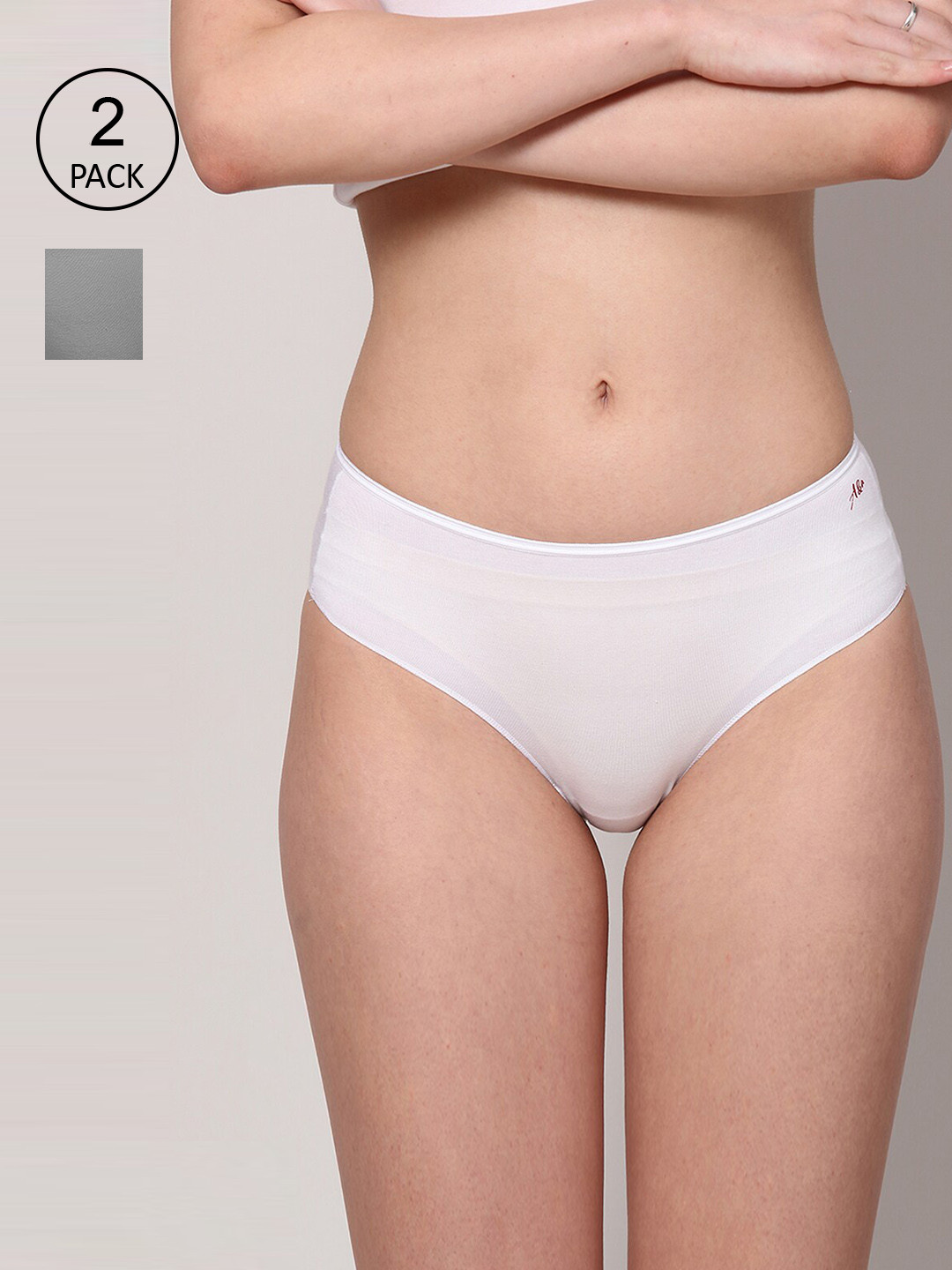 Ashleyandalvis Women Pack of 2 Anti-Bacterial Anti Odour Modal Hipster AA-HP-SW-MG