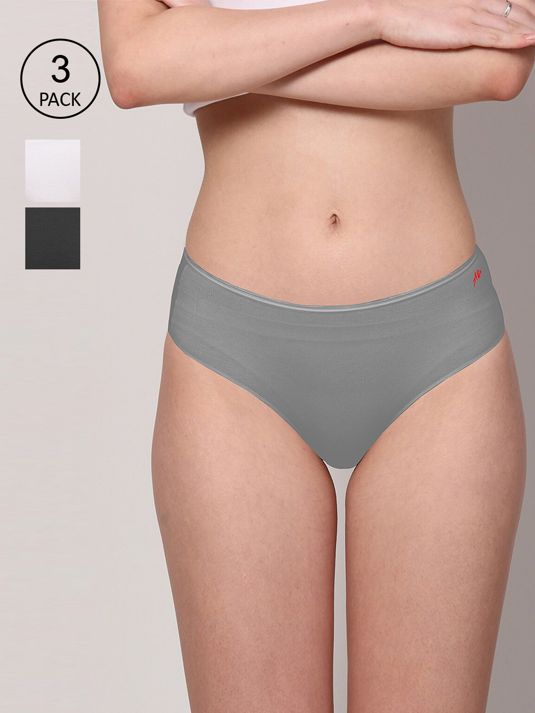 AshleyandAlvis Women Pack of 3 Anti-Bacterial Bamboo MicroModal Hipster AA-HP-EB-SW-MG