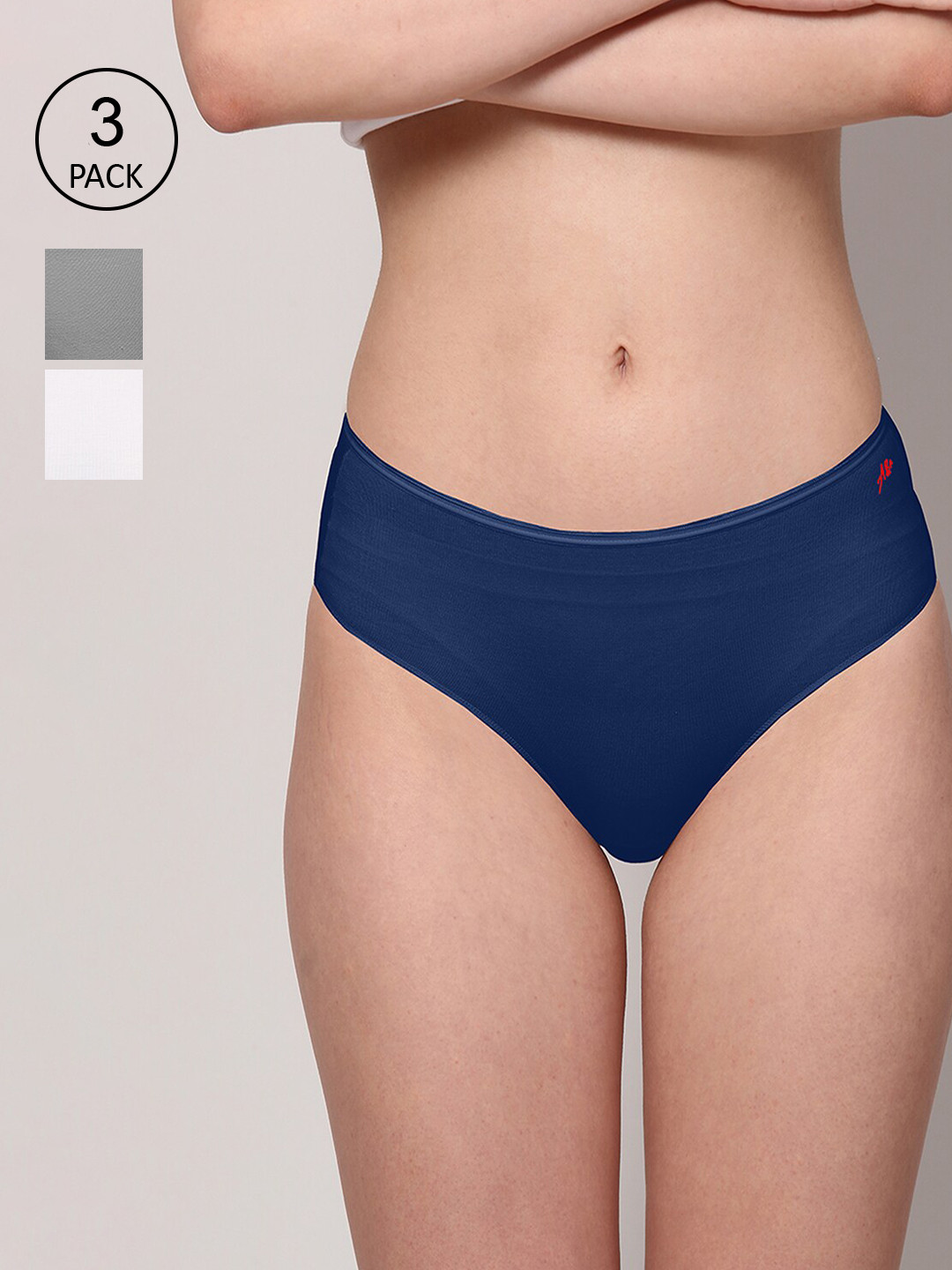 AshleyandAlvis Women Pack of 3 Anti-Bacterial Bamboo MicroModal Hipster AA-HP-SW-MG-CB