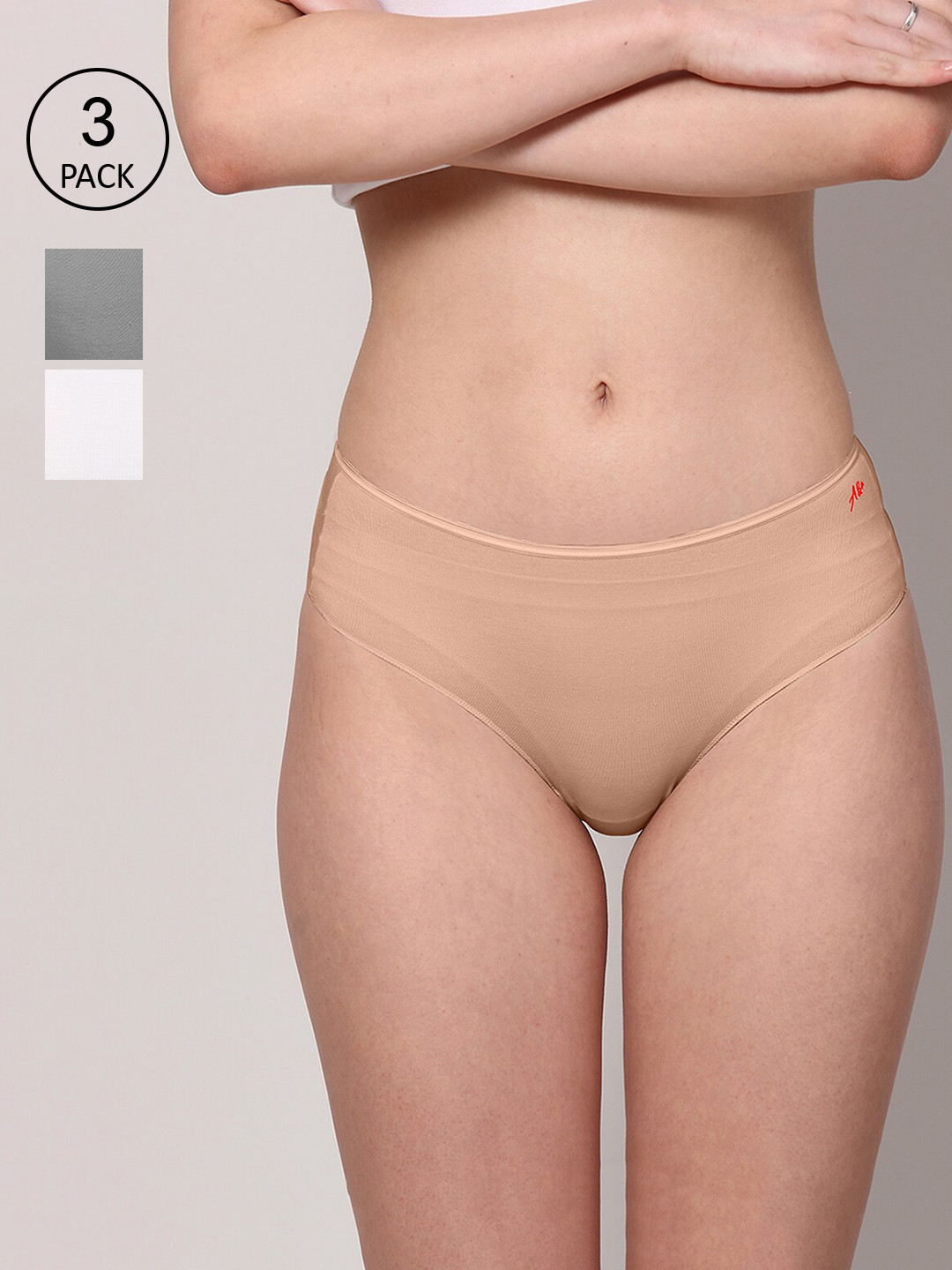 AshleyandAlvis Women Pack of 3 Anti-Bacterial Bamboo MicroModal Hipster AA-HP-SW-MG-AN