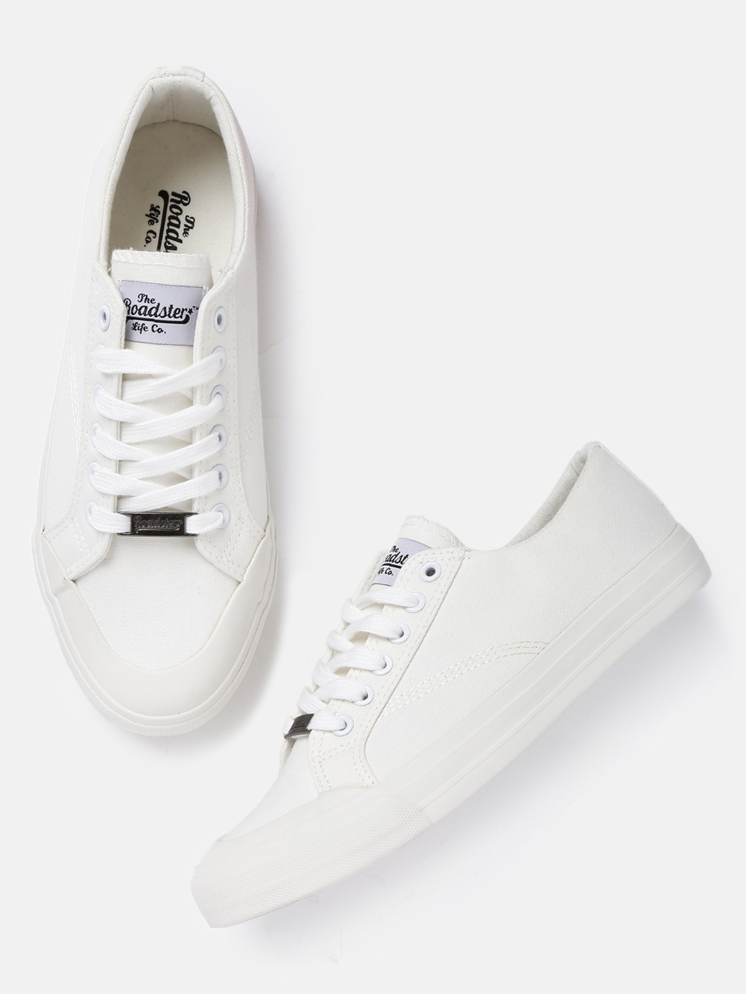 white sneakers roadster