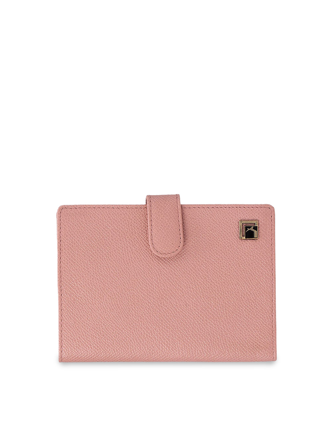 Da Milano Pink Solid Premium Leather Passport Case