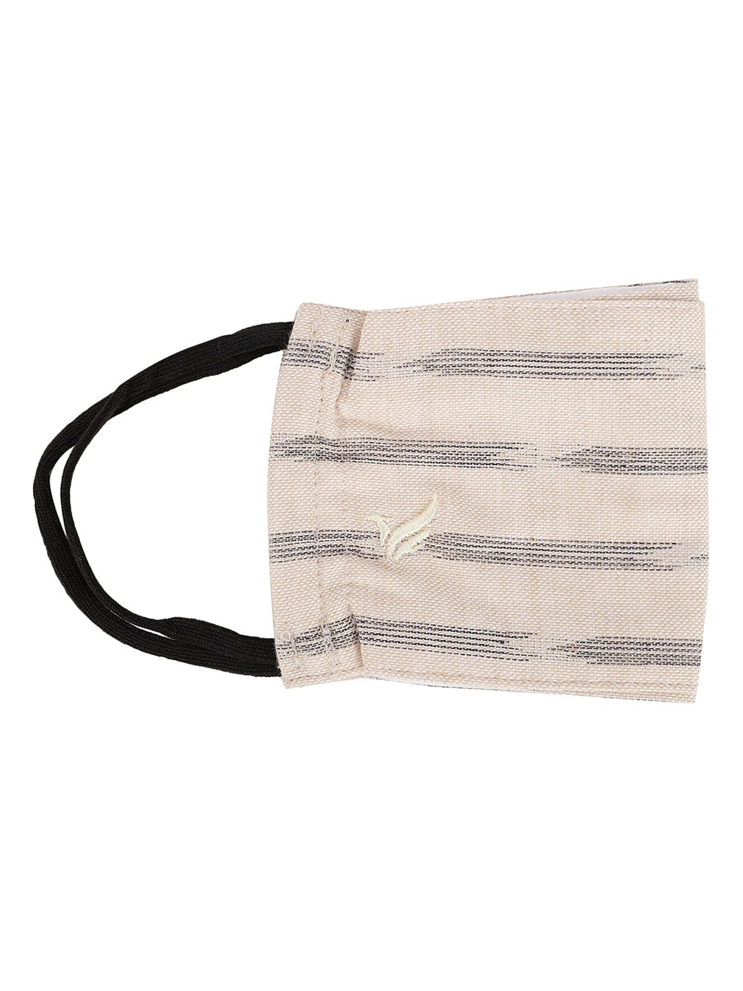 Blackberrys Beige Printed 4-Ply Cloth Outdoor Masks