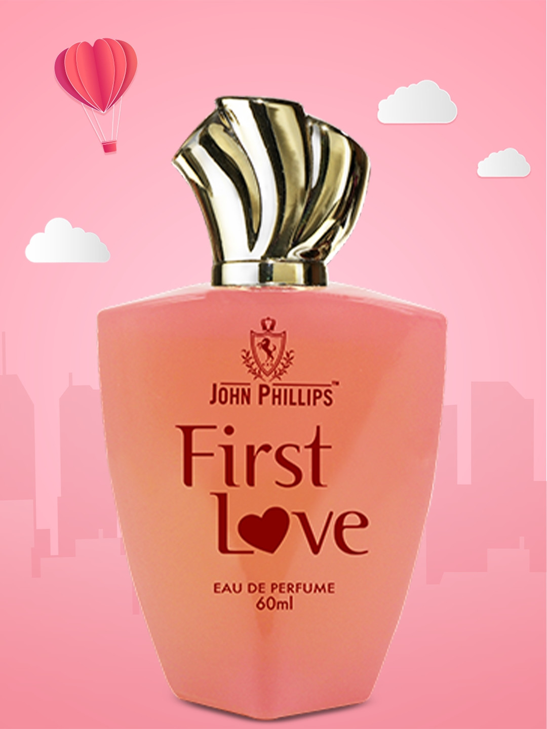 JOHN PHILLIPS Women First Love Occasional Outing & Party Wear Eau De French Perfume 60 ml