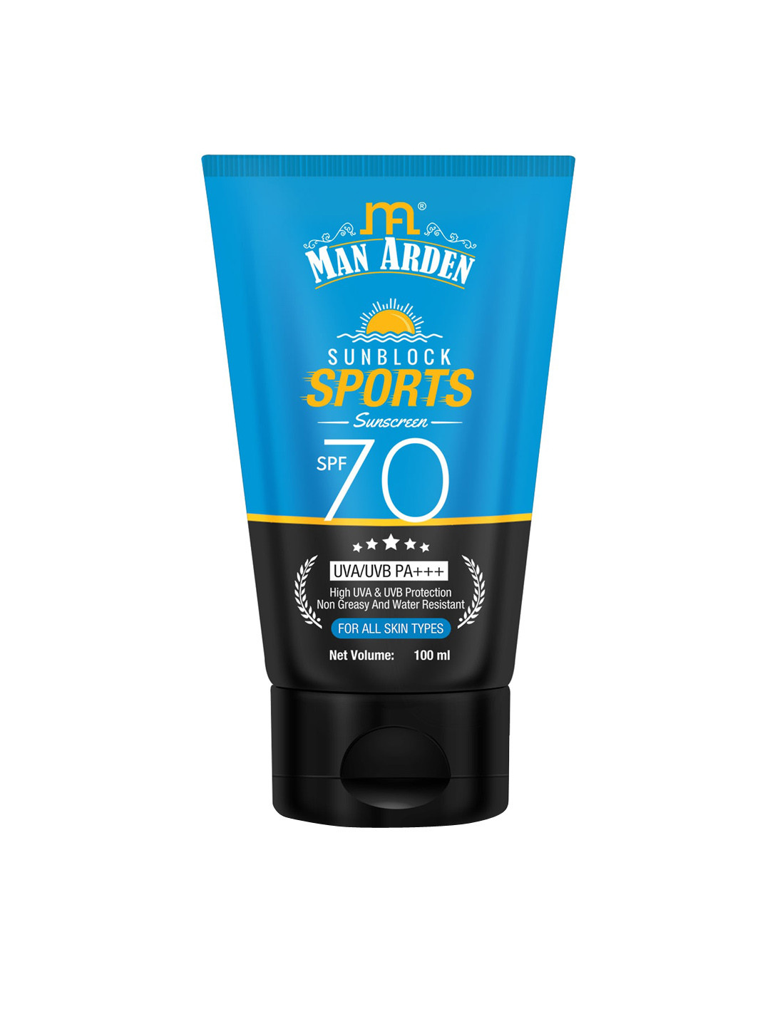 Man Arden SPF 70 UVA/UVB PA+++ Sun Block Sports Sunscreen - 100 ml