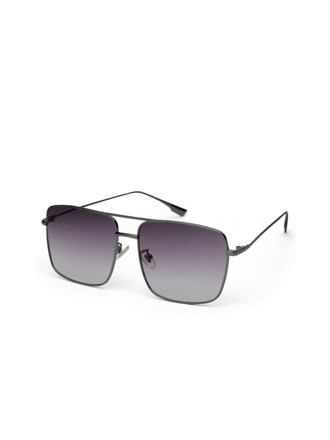 YourSpex Unisex Clear Lens & Purple Square Sunglasses with UV Protected Lens