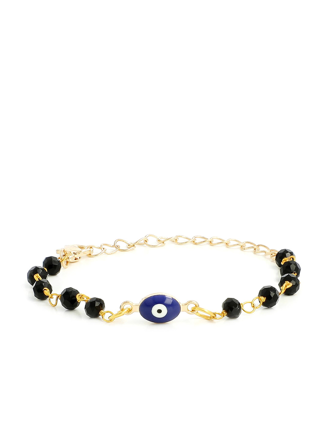 EL REGALO Kids Gold-Plated & Black Link Bracelet