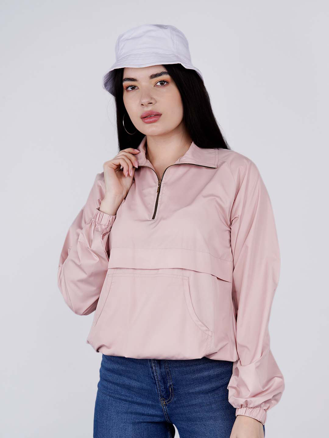 SHABERRY Women Pink Sweatshirt