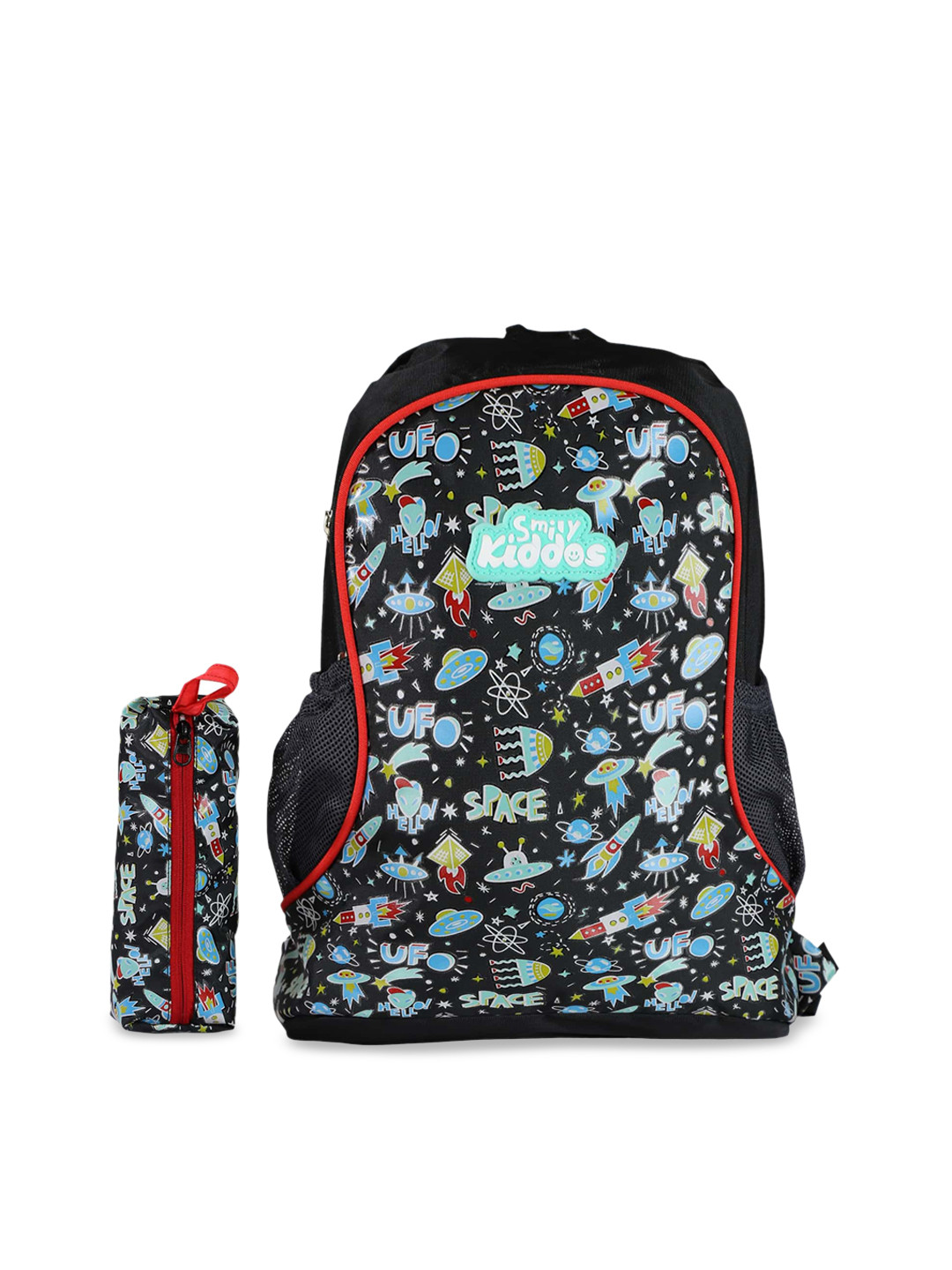 Smily Kiddos Unisex Kids Black Backpacks