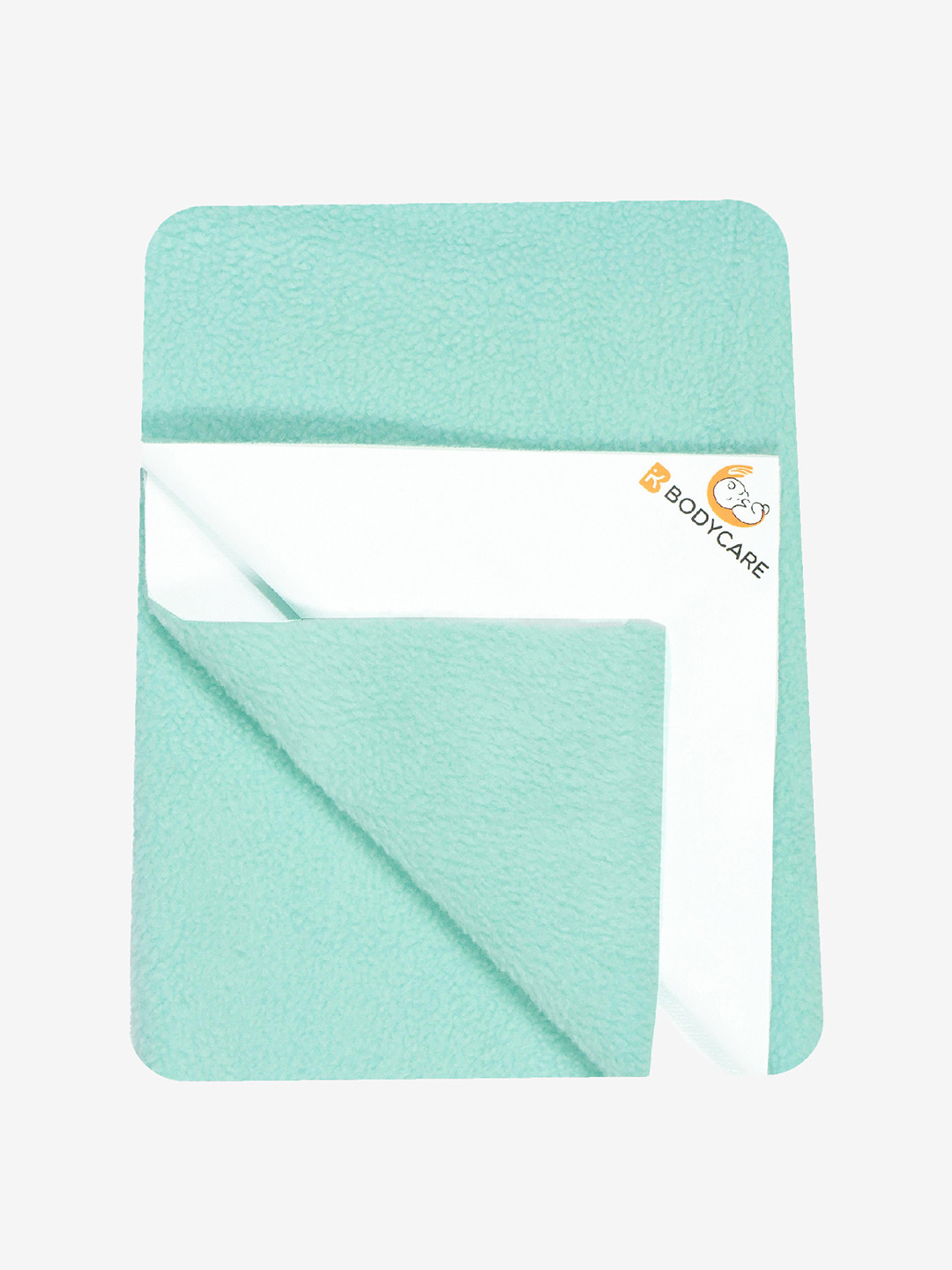 Bodycare Kids Sea Green Solid Water Resistant Mattress Protector