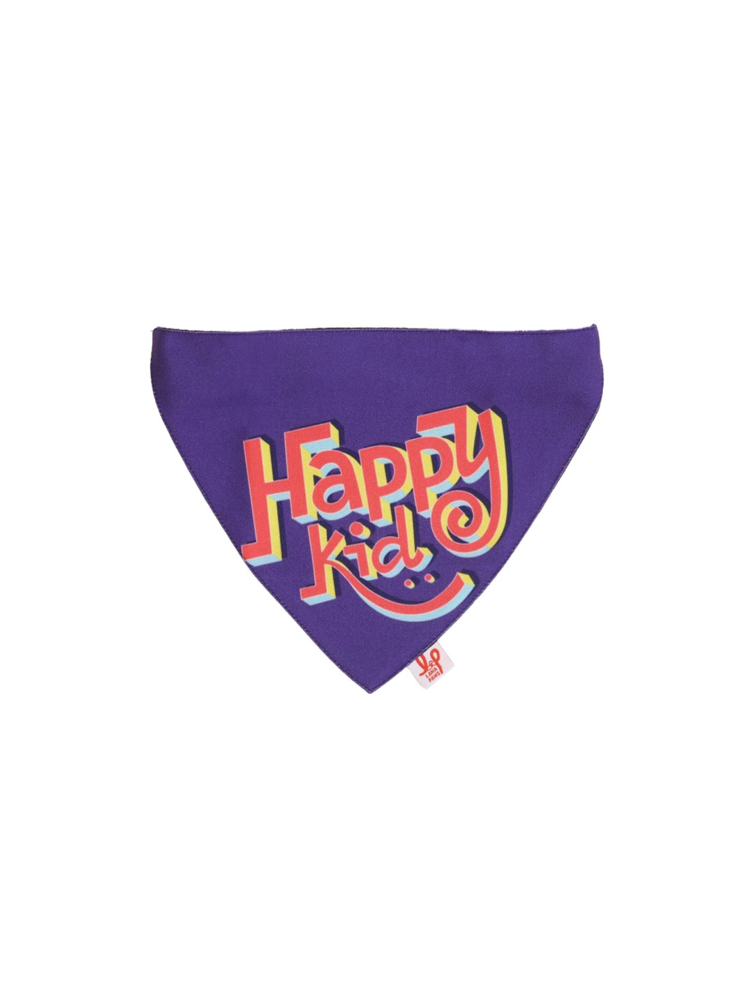 LANA PAWS Purple & Orange Printed Pet Bandanas