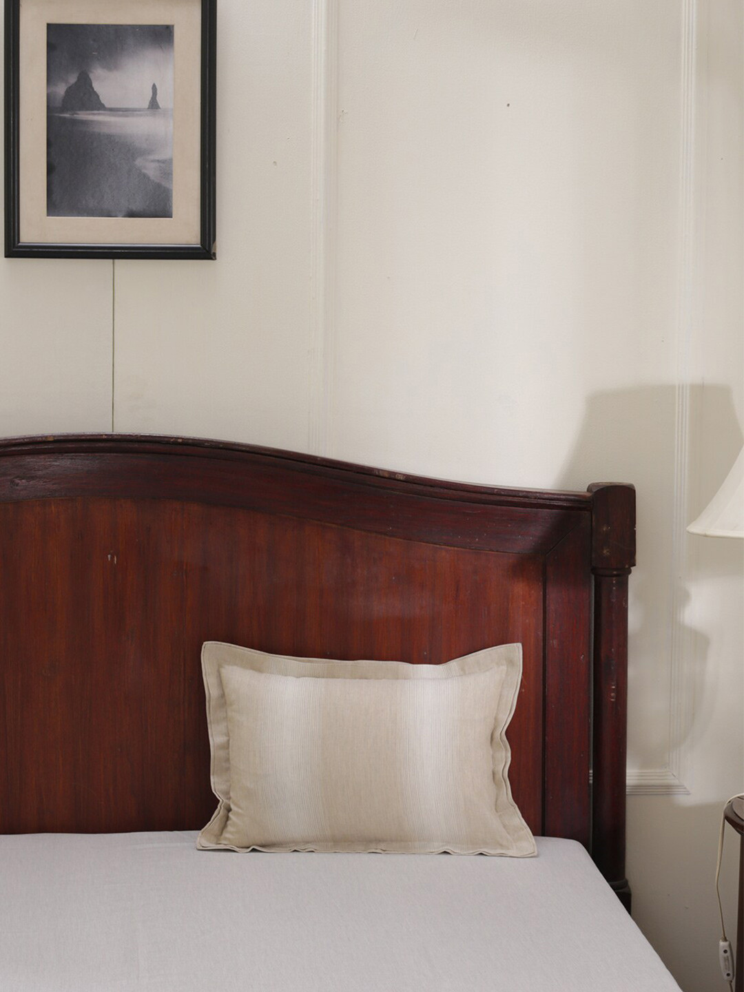 MASPAR Cotsmere Rhythmic Stripe Cotton Textured Rectangle Cushion Covers - 11.8 x 17.7 In