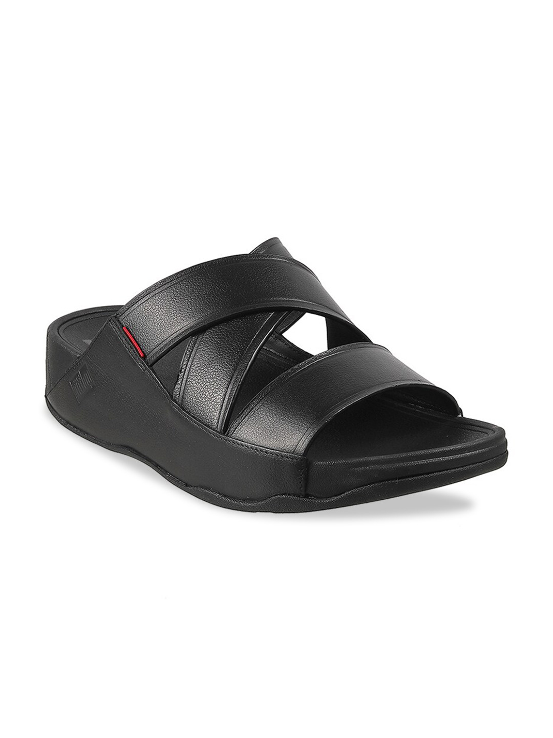 Buy fitflop Men Black Leather Comfort Sandals - Sandals for Men 18714226 |  Myntra
