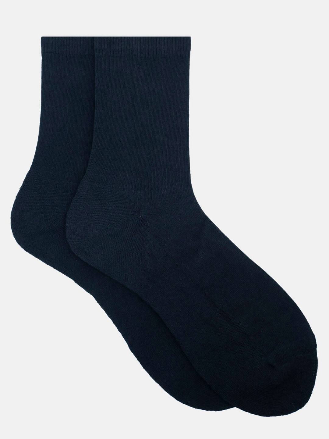 Soxytoes Black Loose Top Socks For Diabetics Cotton Calf Length