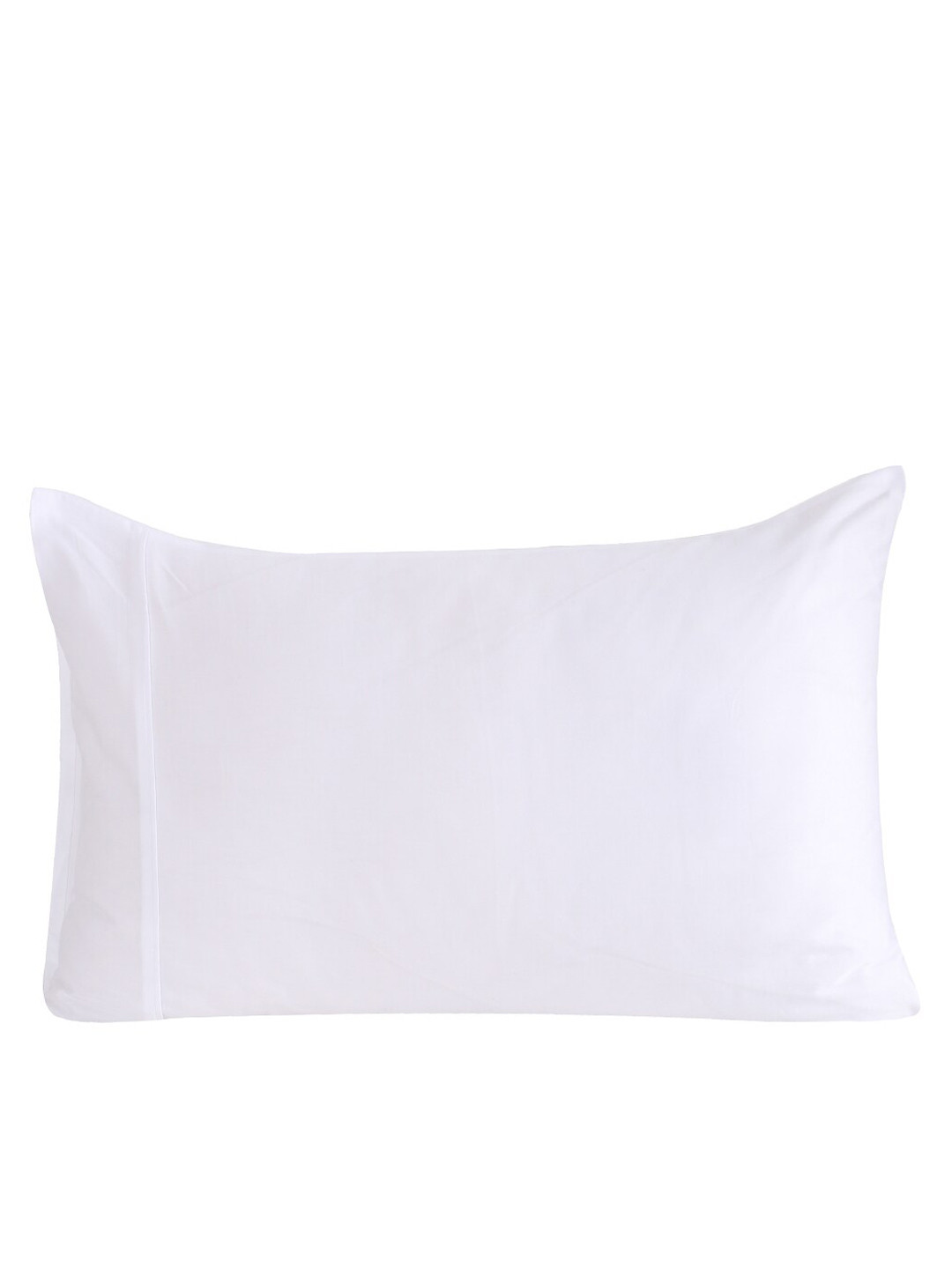 MASPAR Set Of 2 White Solid 300 TC Standard Pillow Case