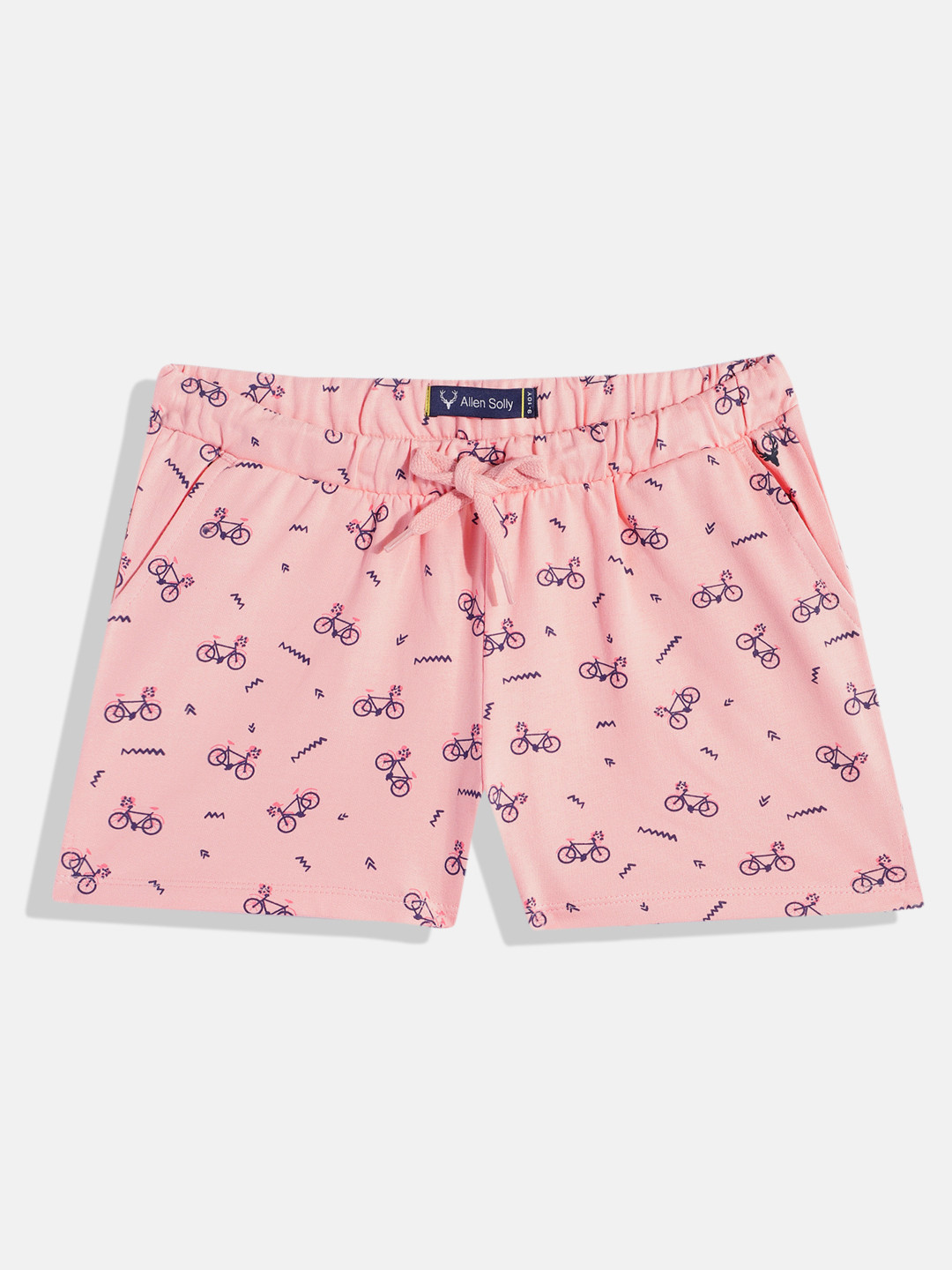 Allen Solly Junior Girls Conversational Printed Pure Cotton Shorts