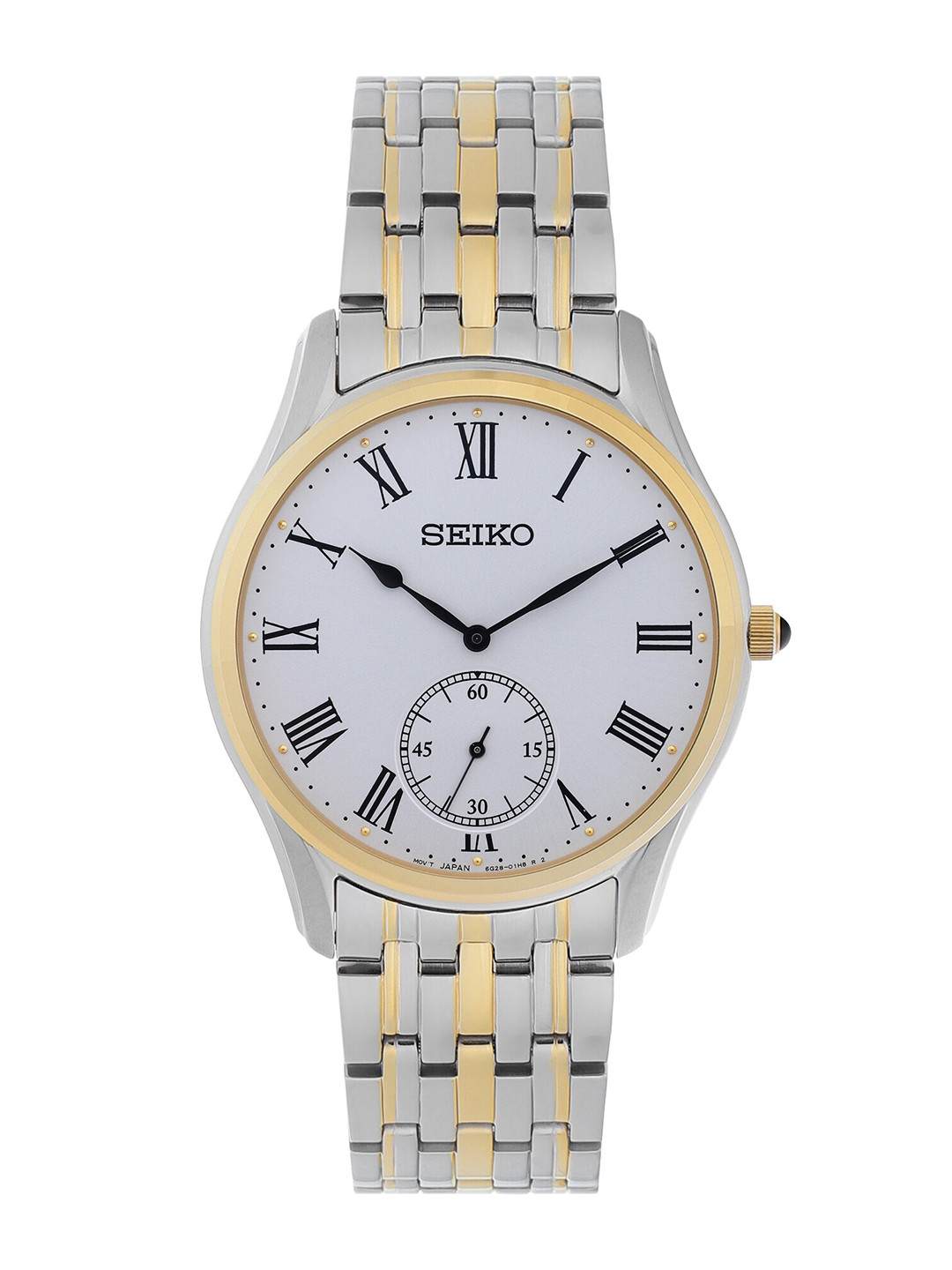 SEIKO Men Dial & Multicoloured Stainless Steel Bracelet Style Straps Analogue Watch SAMASRK048P1