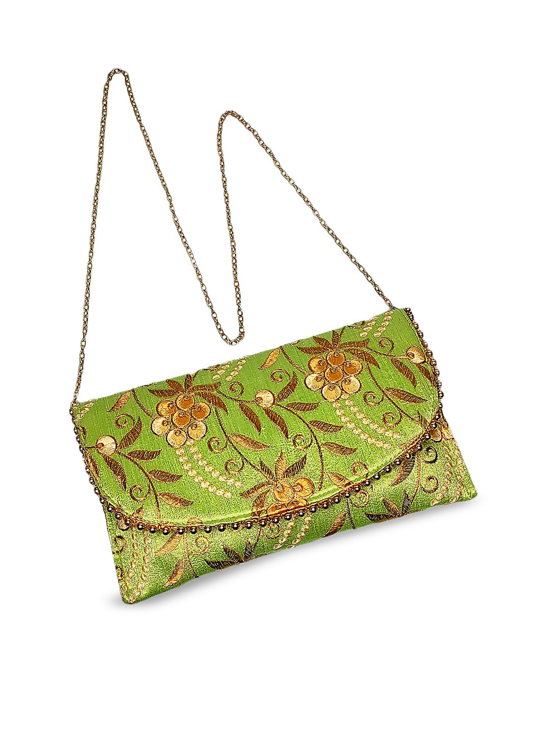 CRAYTON Women Green Clutches
