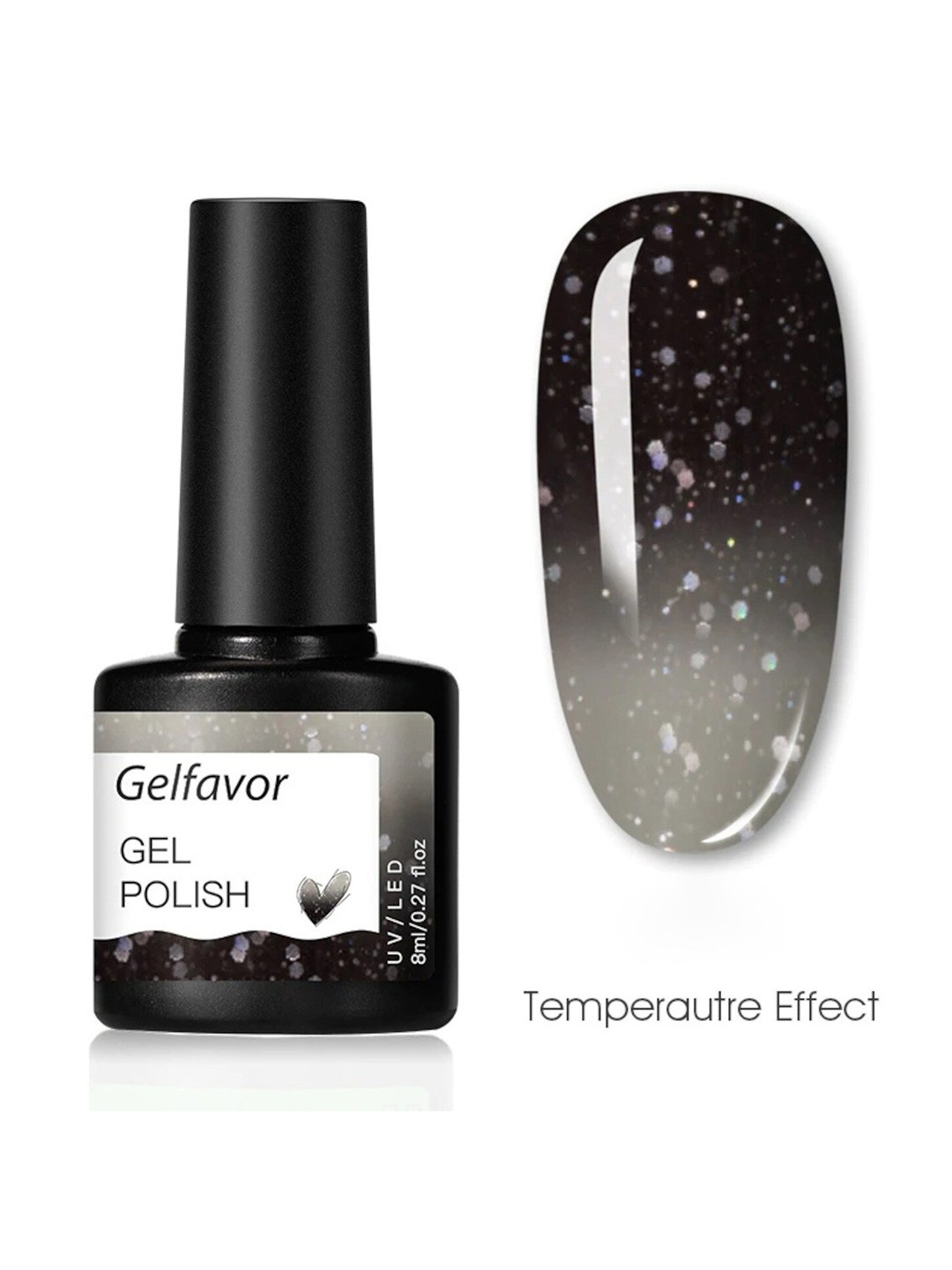 Gelfavor Hybrid UV & LED Long-Lasting Gel Nail Polish 8 ml - Temperature Effect G074