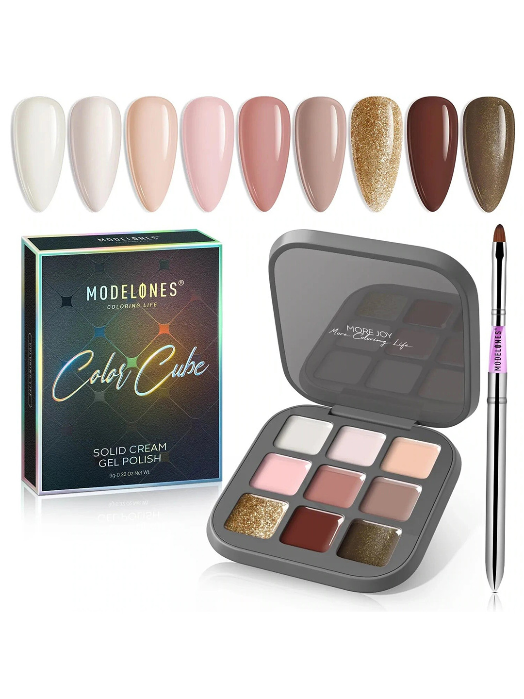 Modelones Best Ever Coffee Time Gel UV Palette Nail Polish - b101030007a