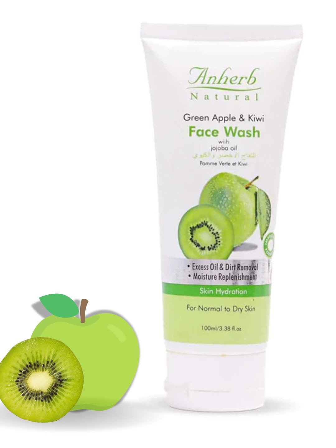 Anherb Green Apple & Kiwi Face Wash - 100ml