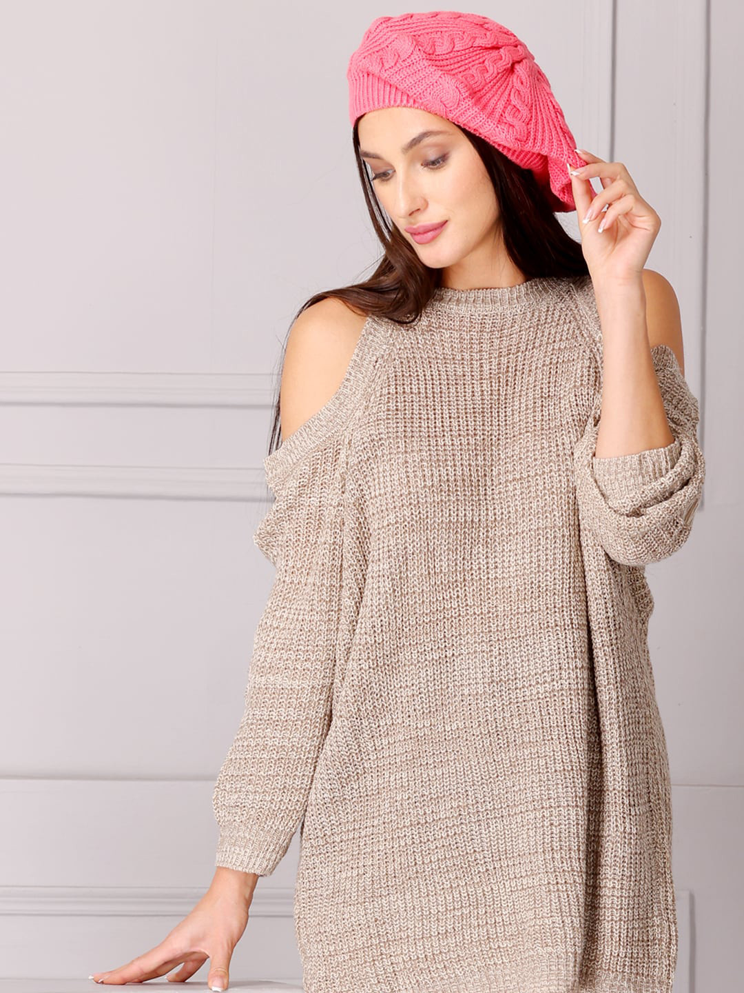 Bharatasya Women Knitted Beret Caps