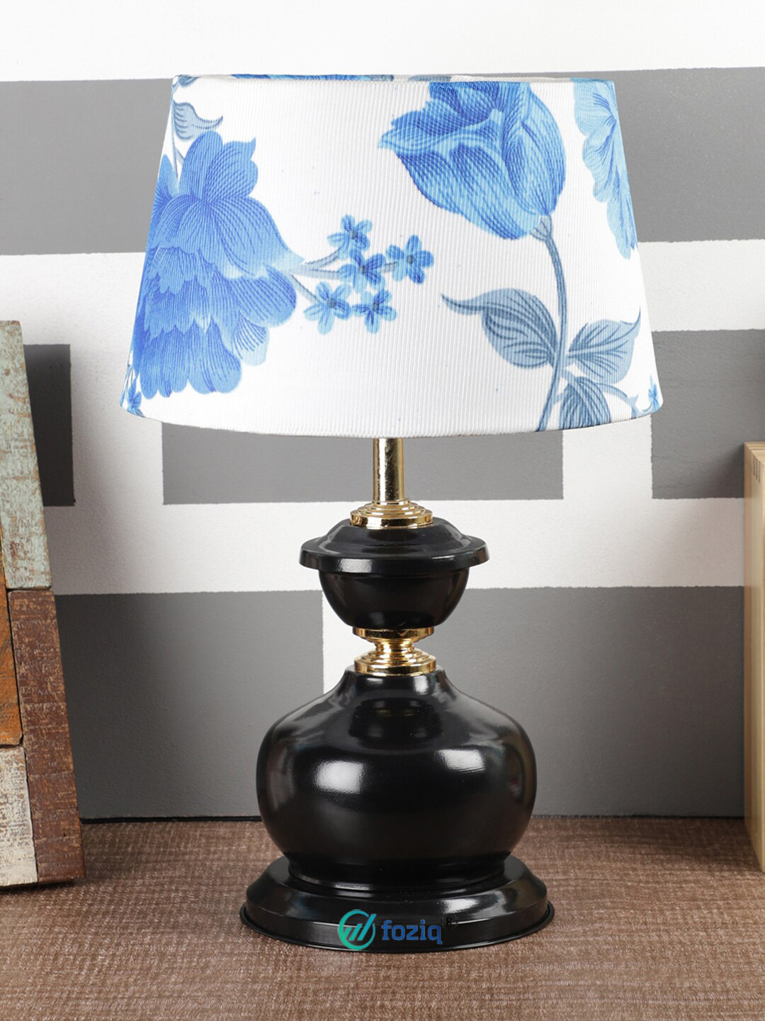 foziq Unisex Black Table Lamps